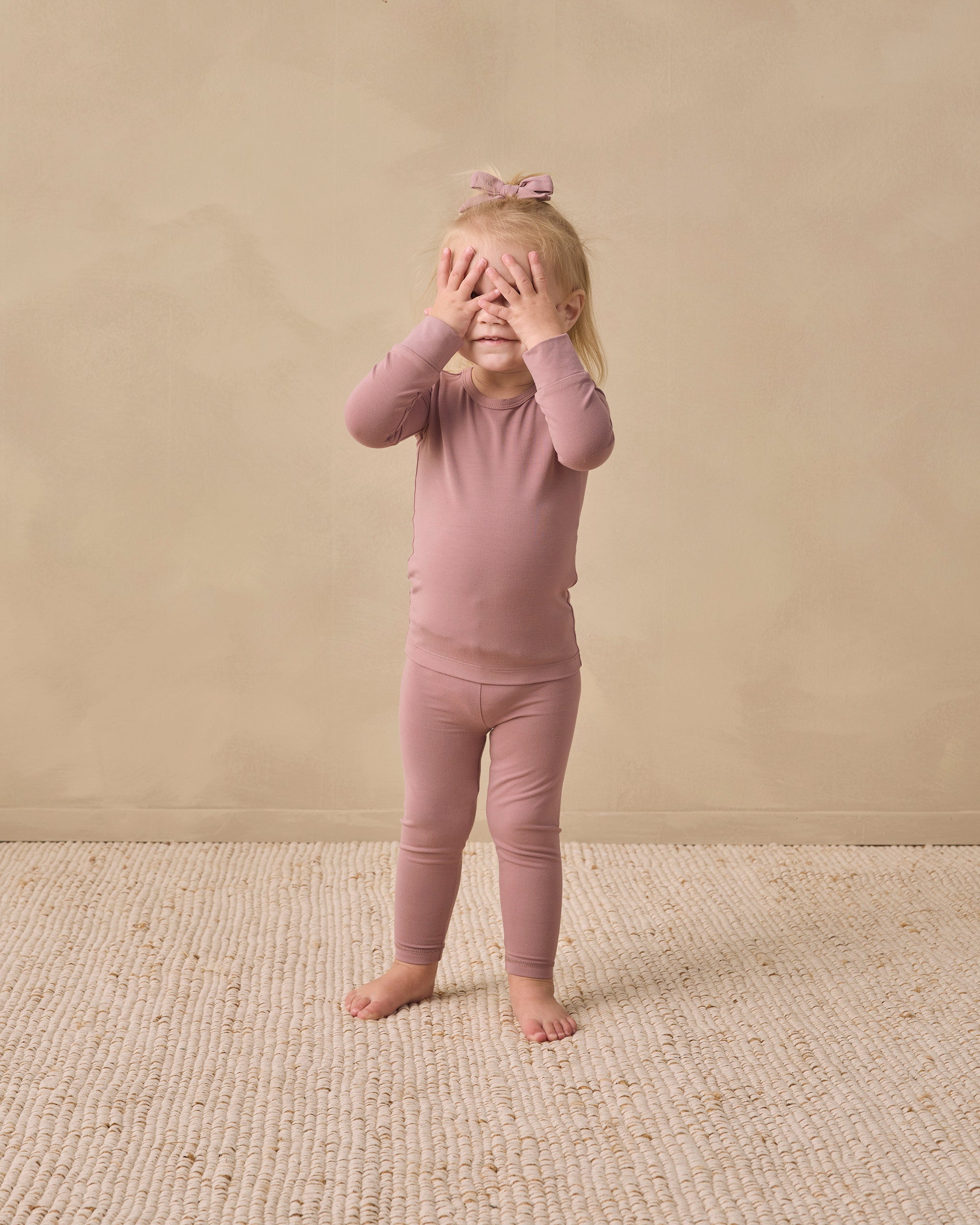 Bamboo Pajama Set Mulberry - Rylee + Cru | Kids Clothes | Trendy Baby Clothes | Modern Infant Outfits |