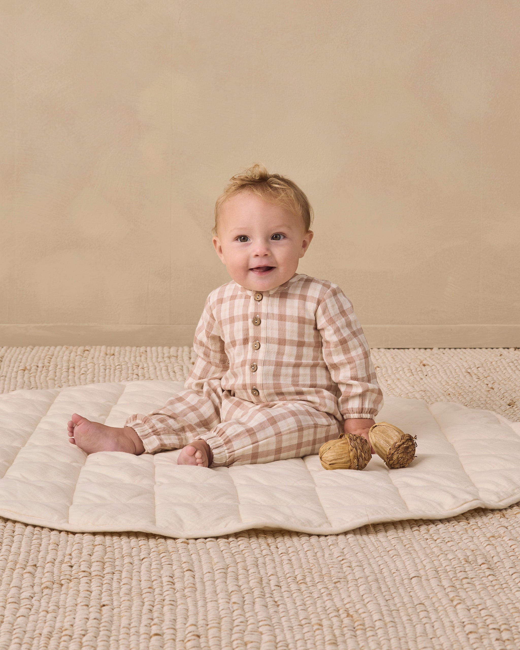 Woven Jumpsuit Rustic Plaid - Rylee + Cru | Kids Clothes | Trendy Baby Clothes | Modern Infant Outfits |