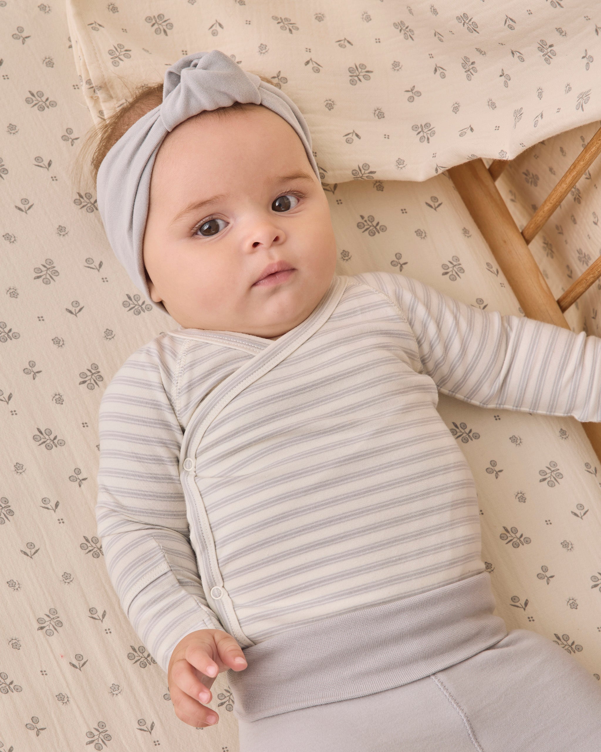 Knotted Headband Cloud - Rylee + Cru | Kids Clothes | Trendy Baby Clothes | Modern Infant Outfits |