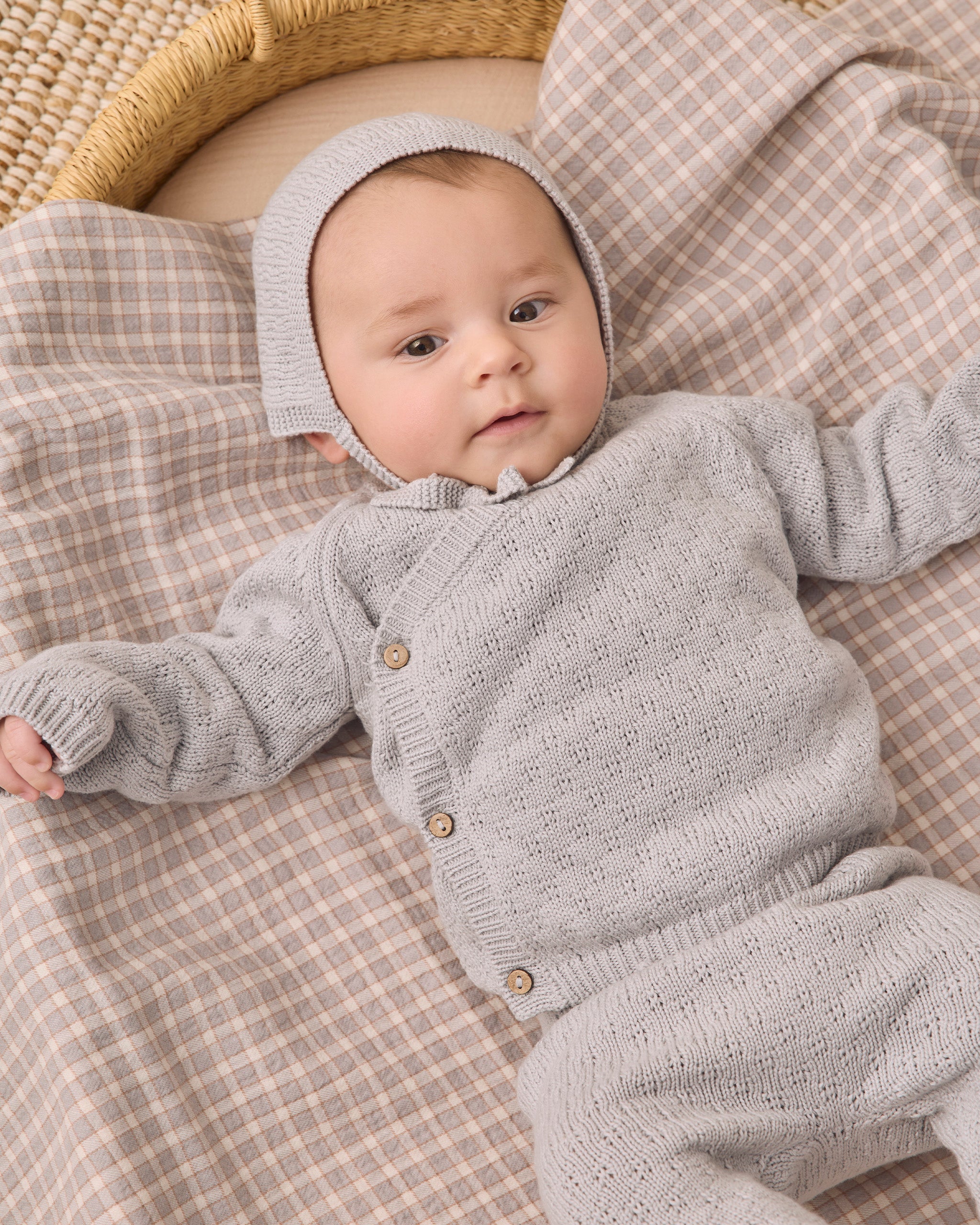 Knit Bonnet Cloud - Rylee + Cru | Kids Clothes | Trendy Baby Clothes | Modern Infant Outfits |