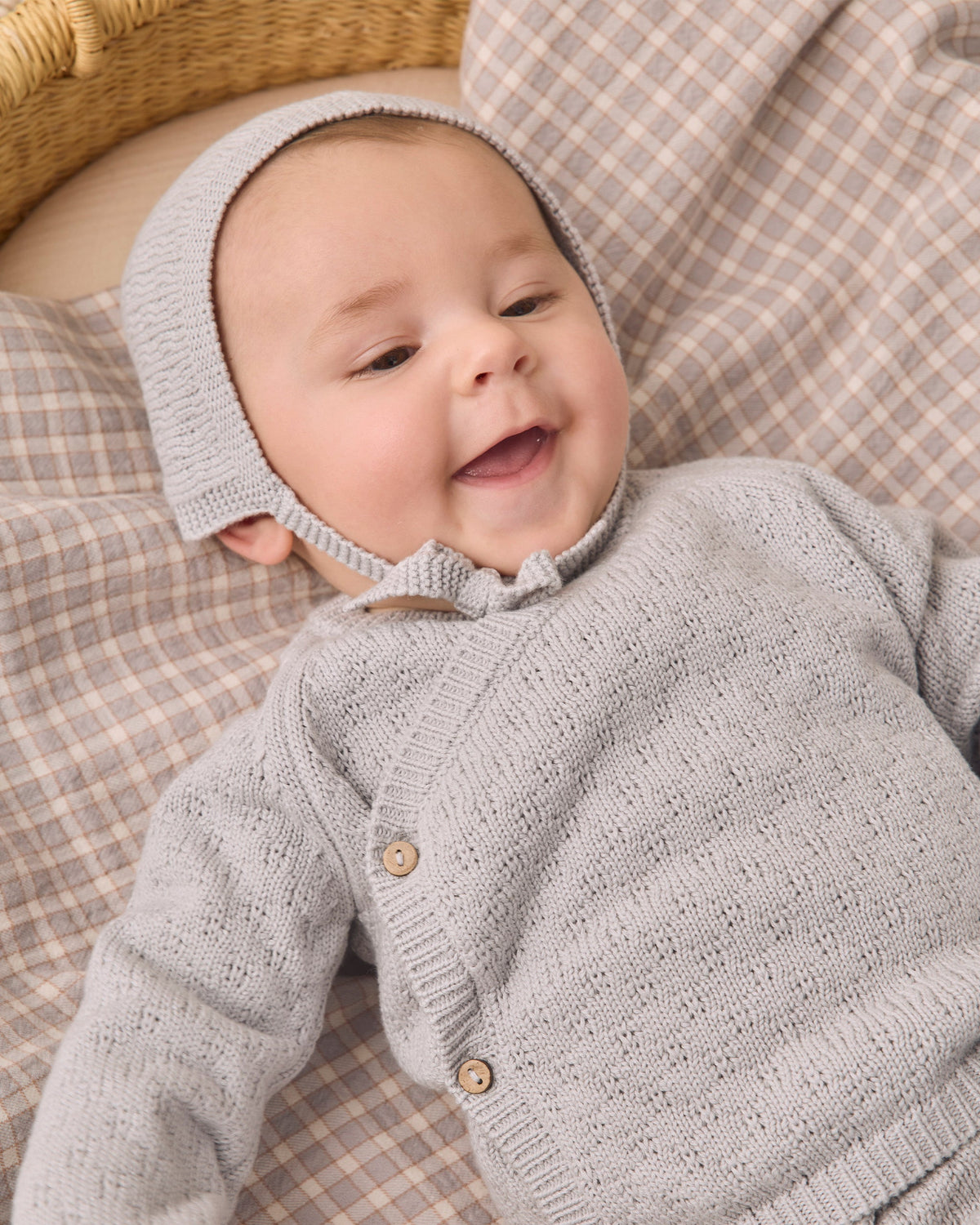 Knit Wrap Top + Pant Set Cloud - Rylee + Cru | Kids Clothes | Trendy Baby Clothes | Modern Infant Outfits |