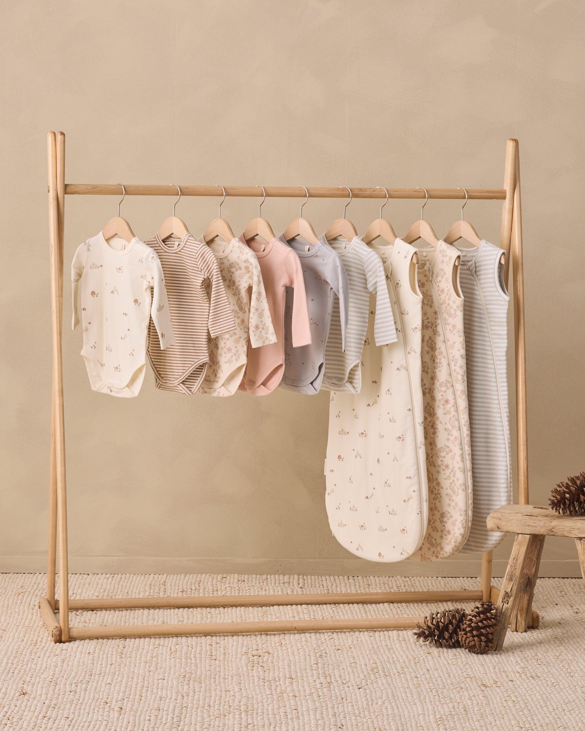 Jersey Sleep Bag Bunnies - Rylee + Cru | Kids Clothes | Trendy Baby Clothes | Modern Infant Outfits |