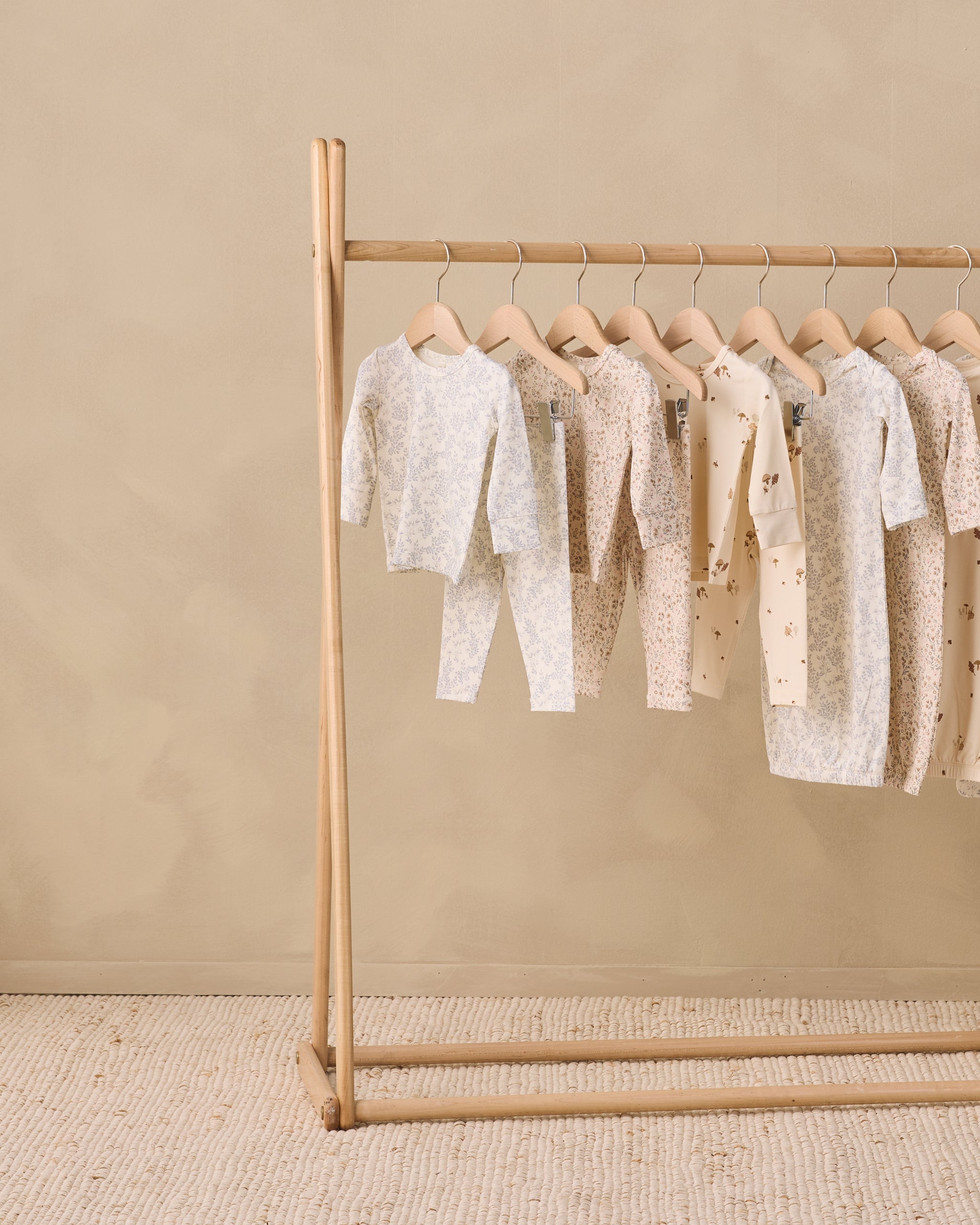 Bamboo Pajama Set Bloom - Rylee + Cru | Kids Clothes | Trendy Baby Clothes | Modern Infant Outfits |