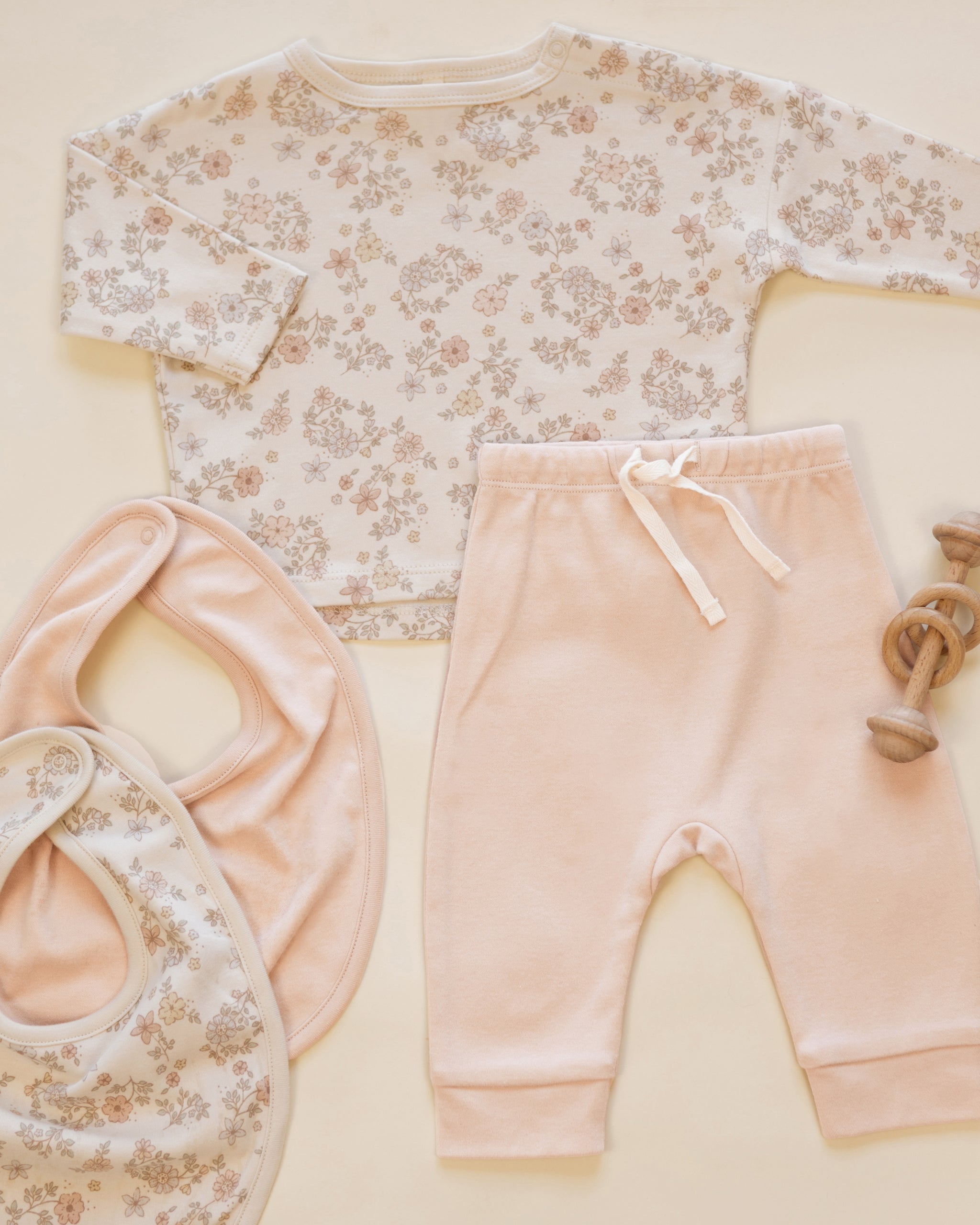 Drawstring Pant Dusty Rose - Rylee + Cru | Kids Clothes | Trendy Baby Clothes | Modern Infant Outfits |
