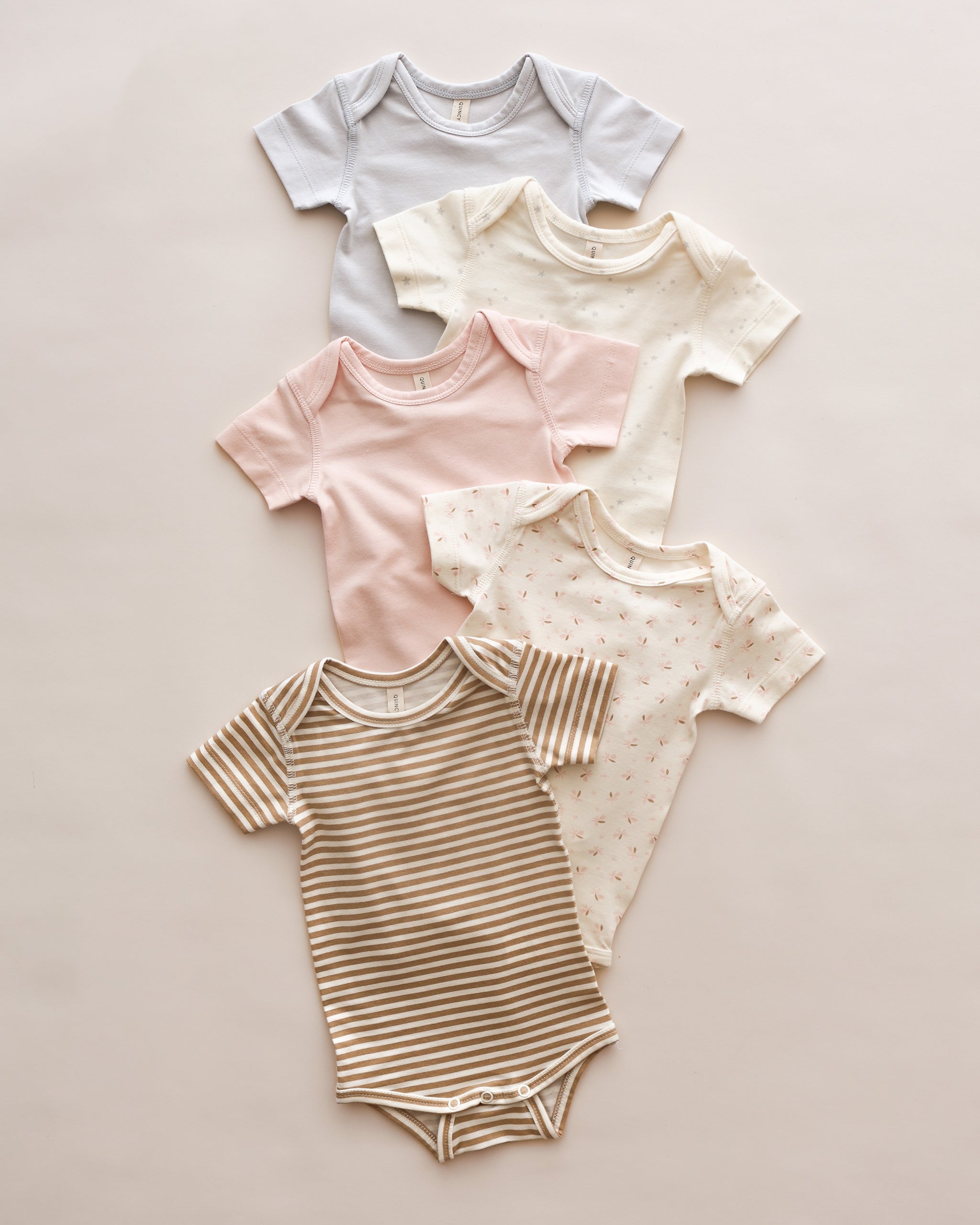 Short Sleeve One-Piece || Petal - Rylee + Cru | Kids Clothes | Trendy Baby Clothes | Modern Infant Outfits |