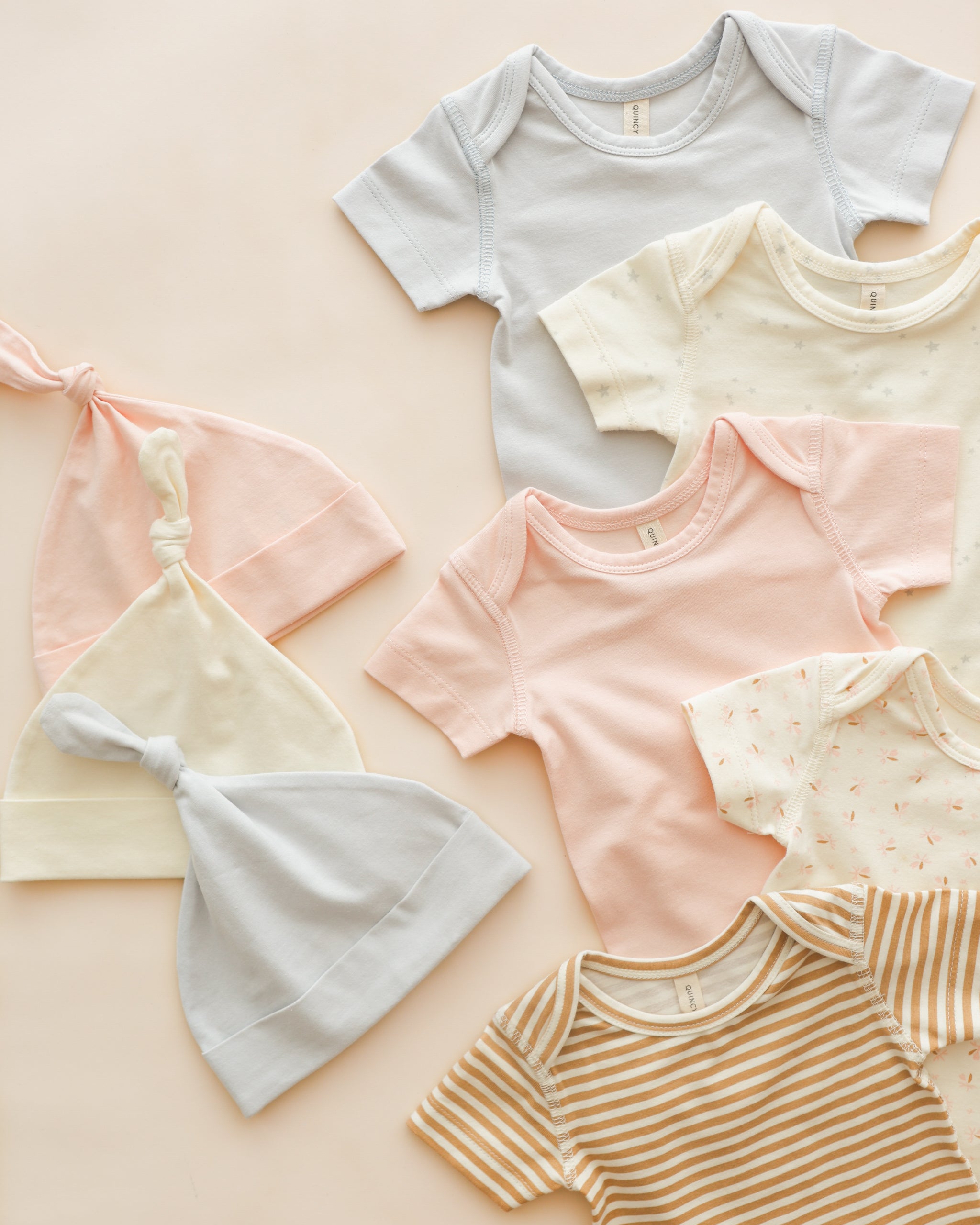 Short Sleeve One-Piece || Honey Stripe