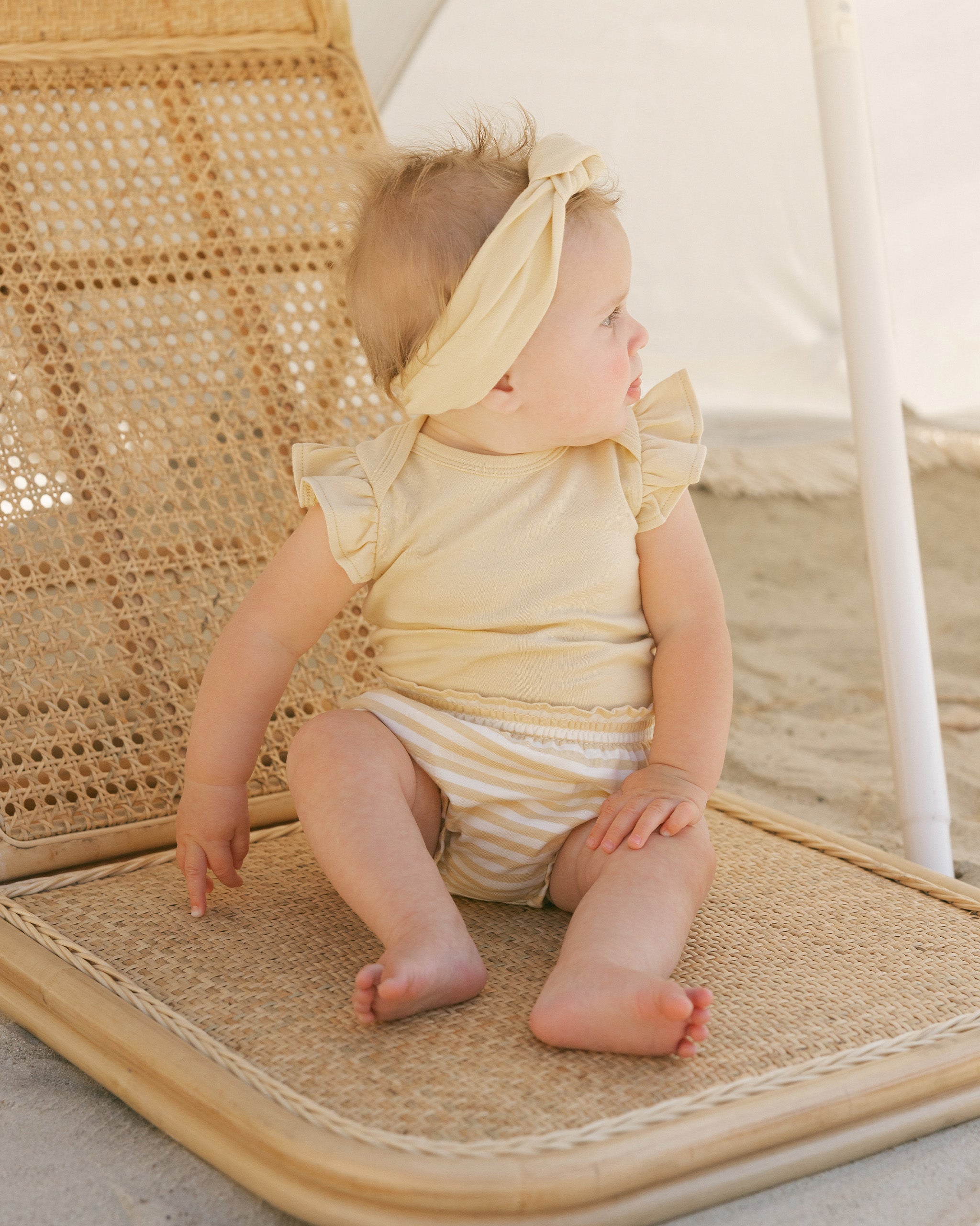 Knotted Headband || Yellow