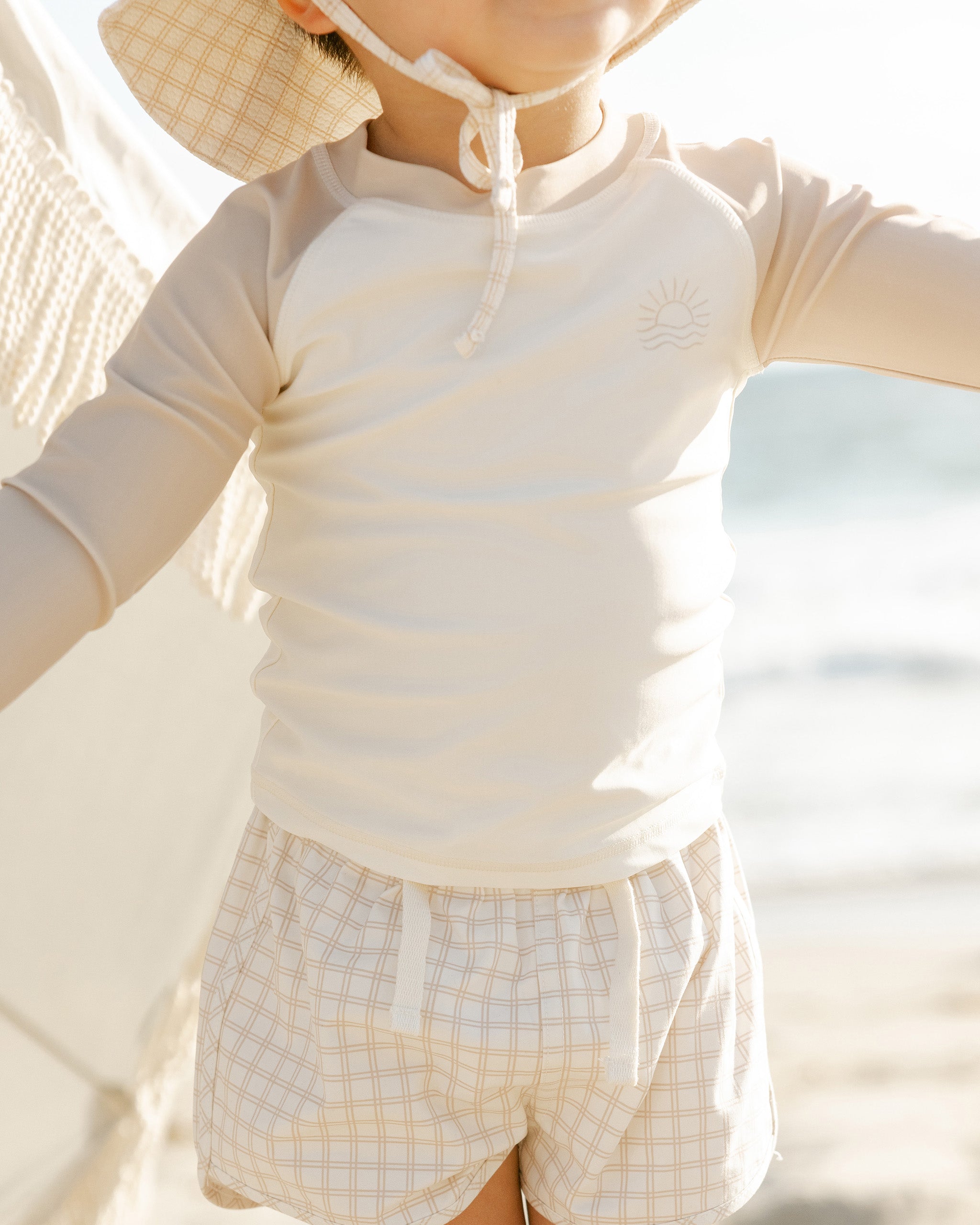 Boys Swim Short || Oat Check