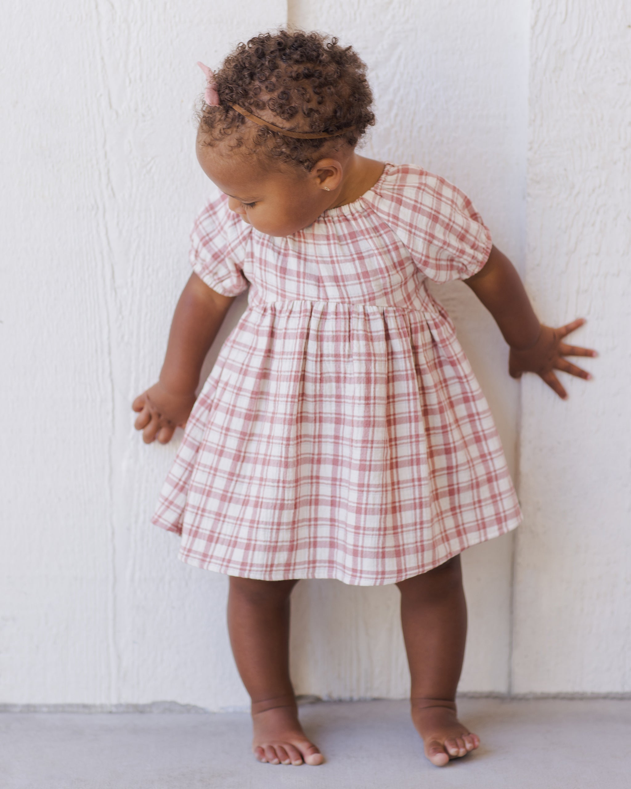 Bella Dress || Pink Plaid