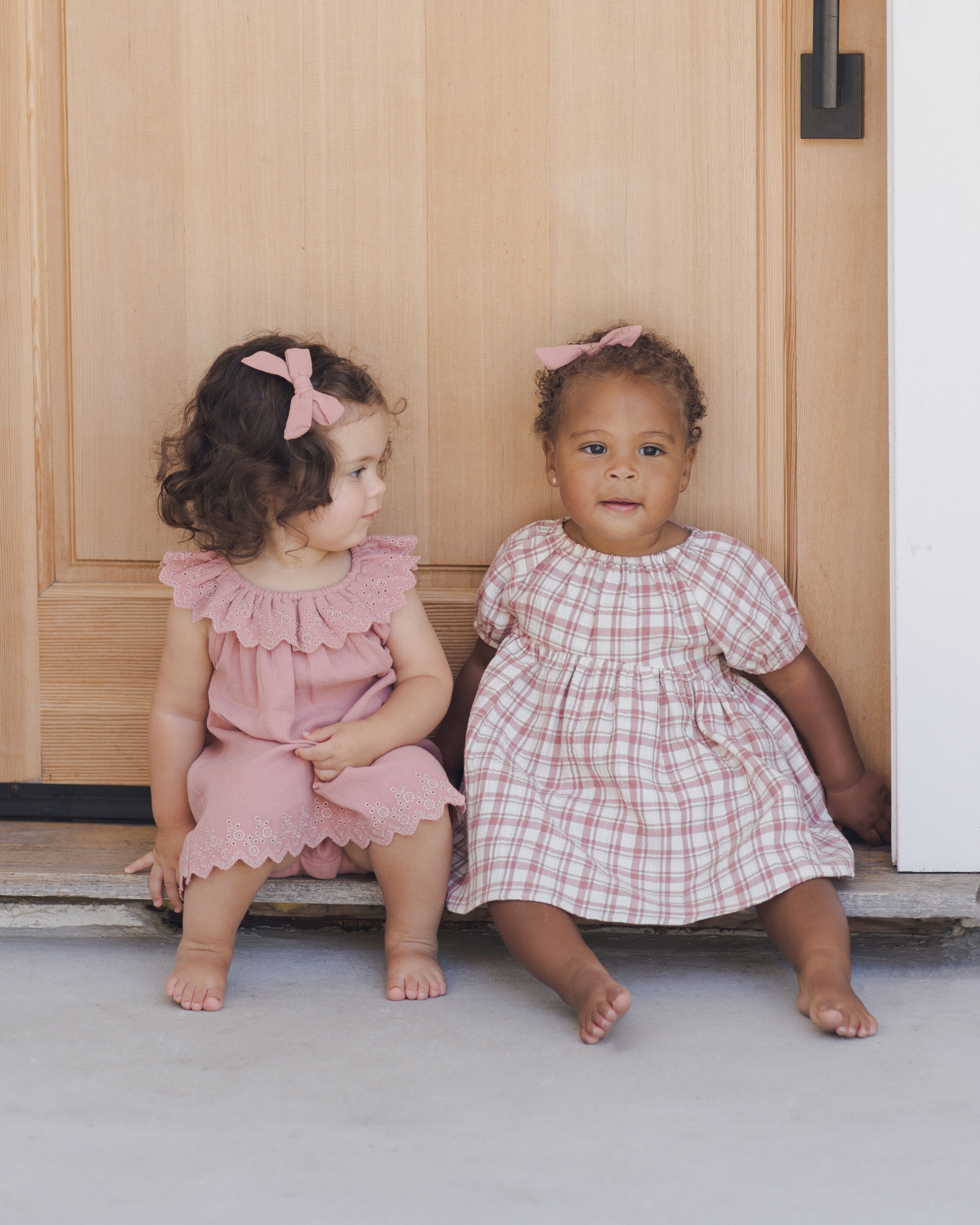 Bella Dress || Pink Plaid