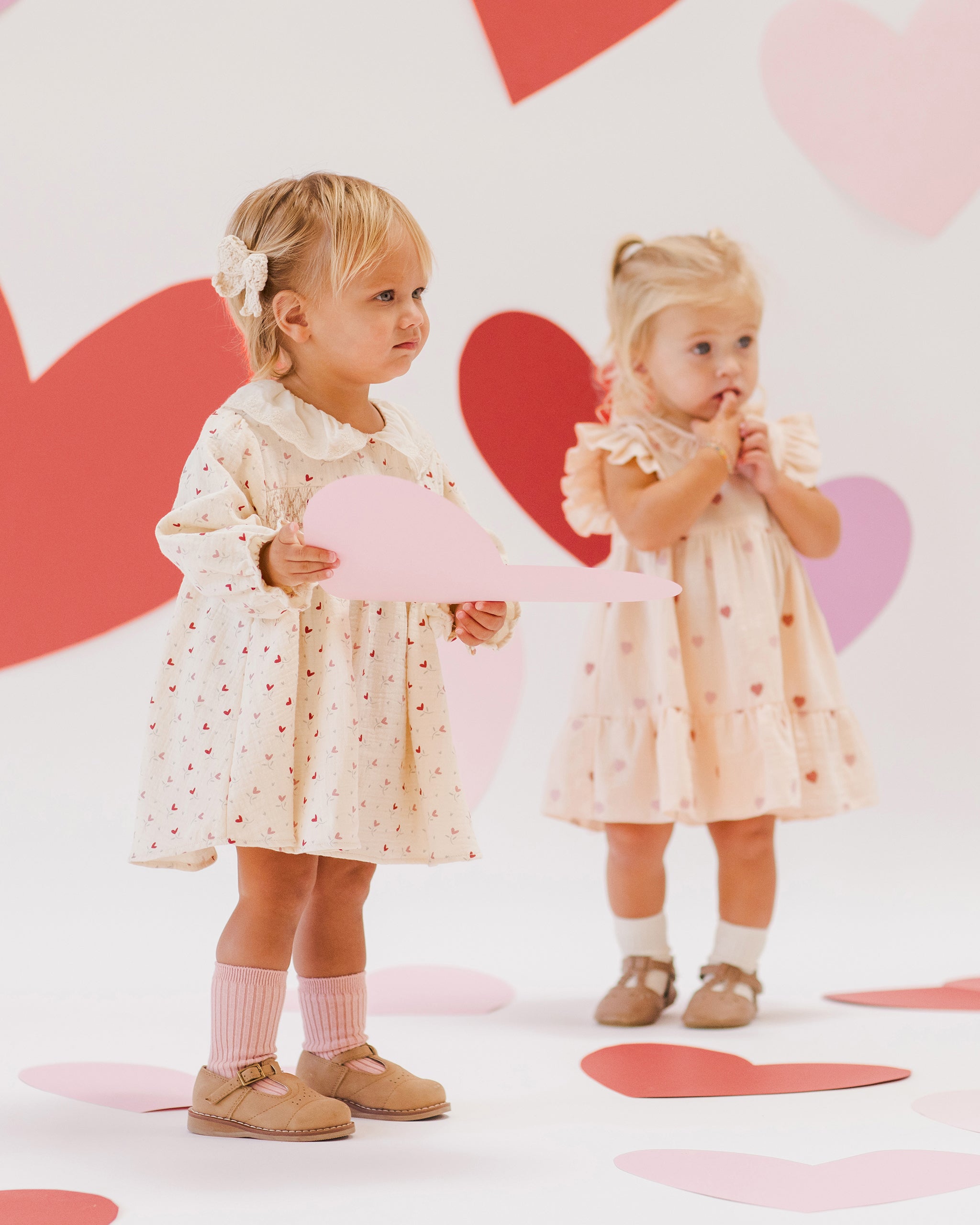 Charlotte Dress || Heart Embroidery