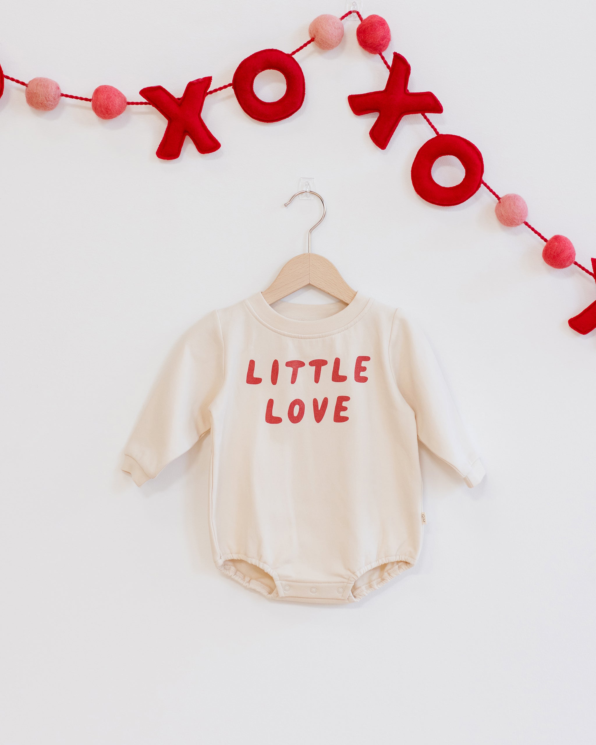 Crewneck Bubble Romper || Little Love