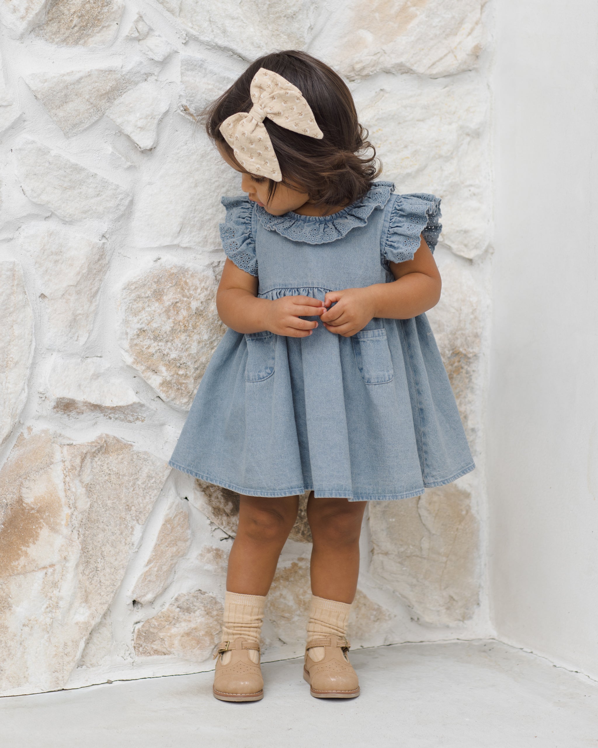 Bow French Flora - Rylee + Cru | Kids Clothes | Trendy Baby Clothes | Modern Infant Outfits |