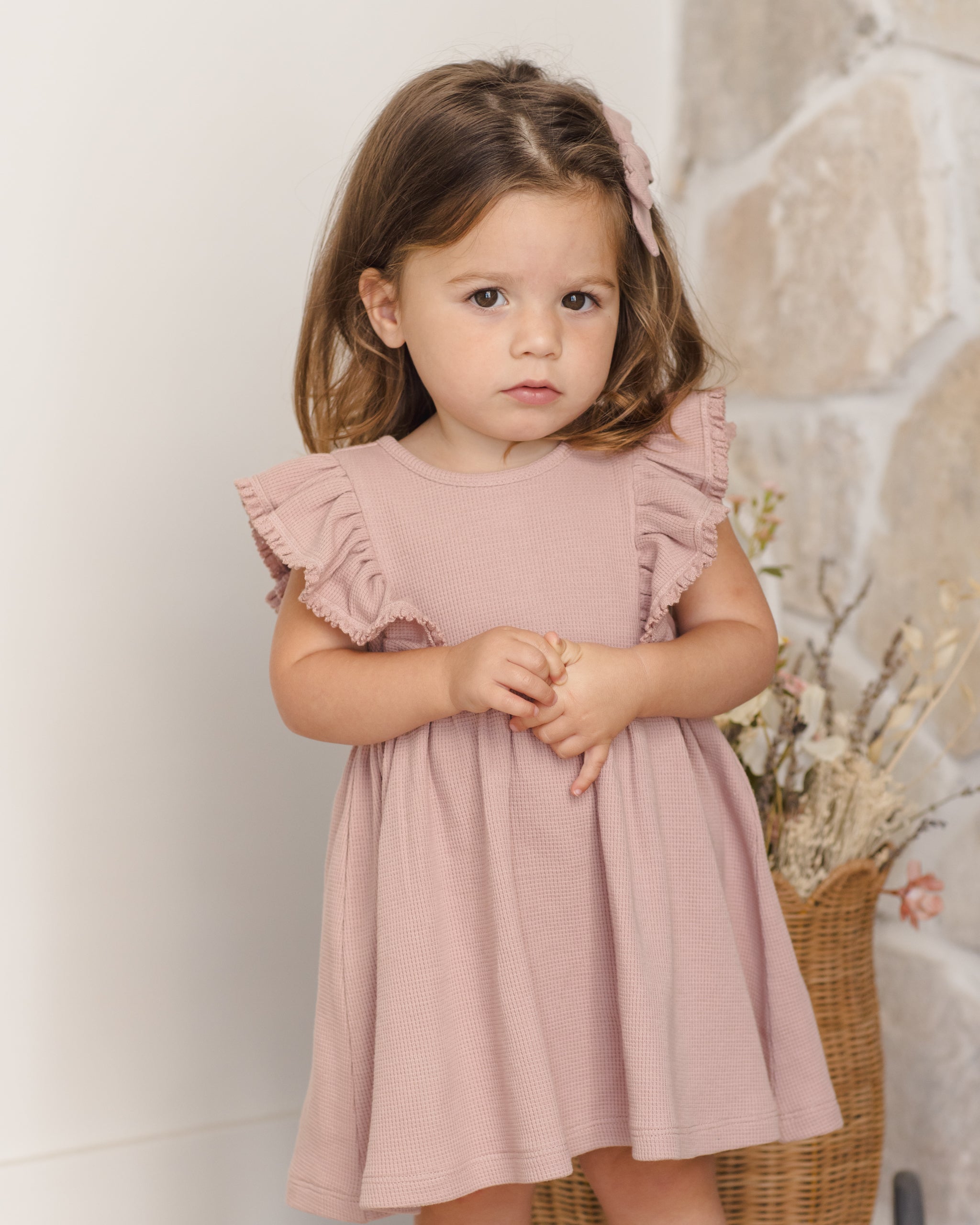 Daisy Dress Mauve - Rylee + Cru | Kids Clothes | Trendy Baby Clothes | Modern Infant Outfits |
