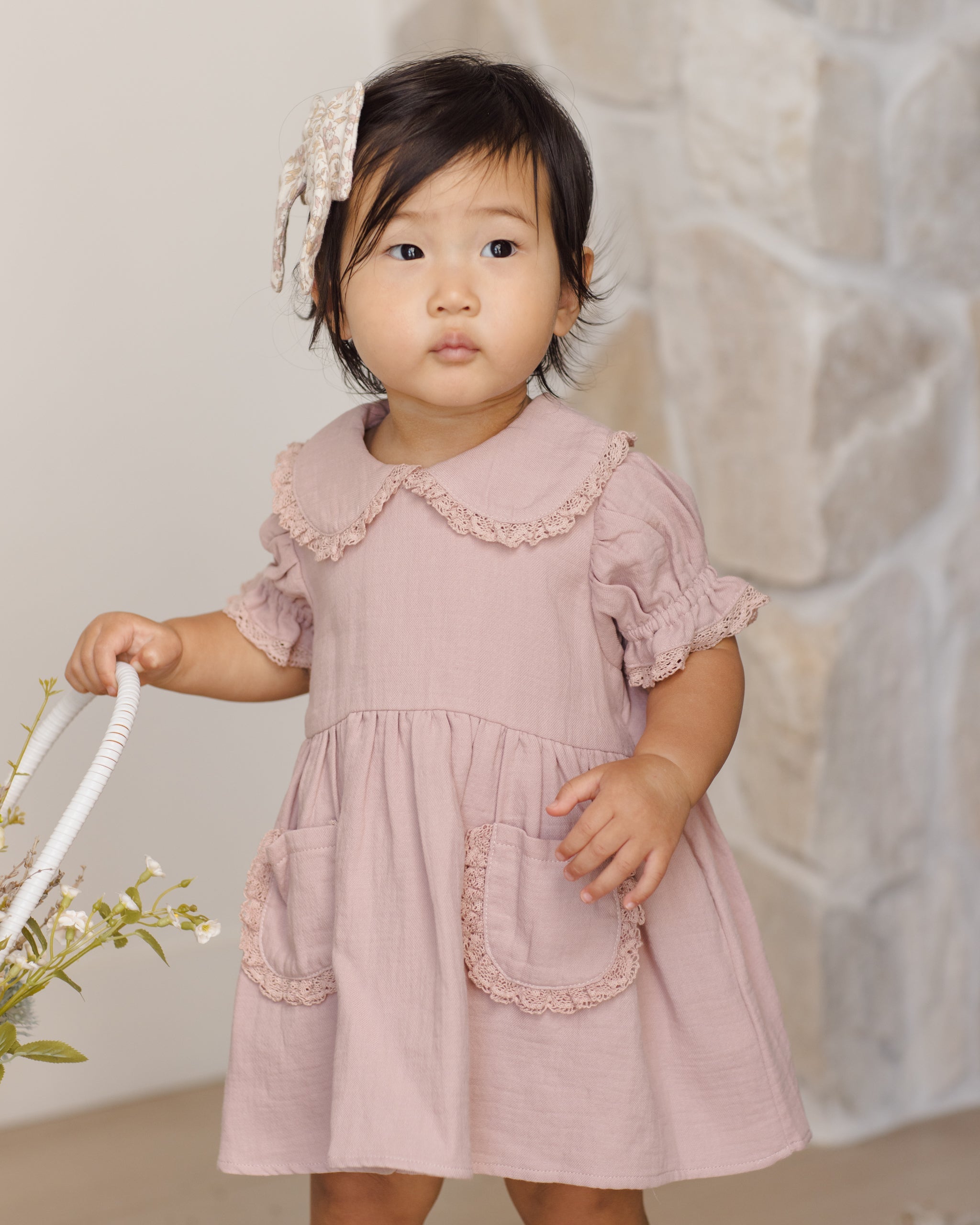 Marisol Dress Mauve - Rylee + Cru | Kids Clothes | Trendy Baby Clothes | Modern Infant Outfits |