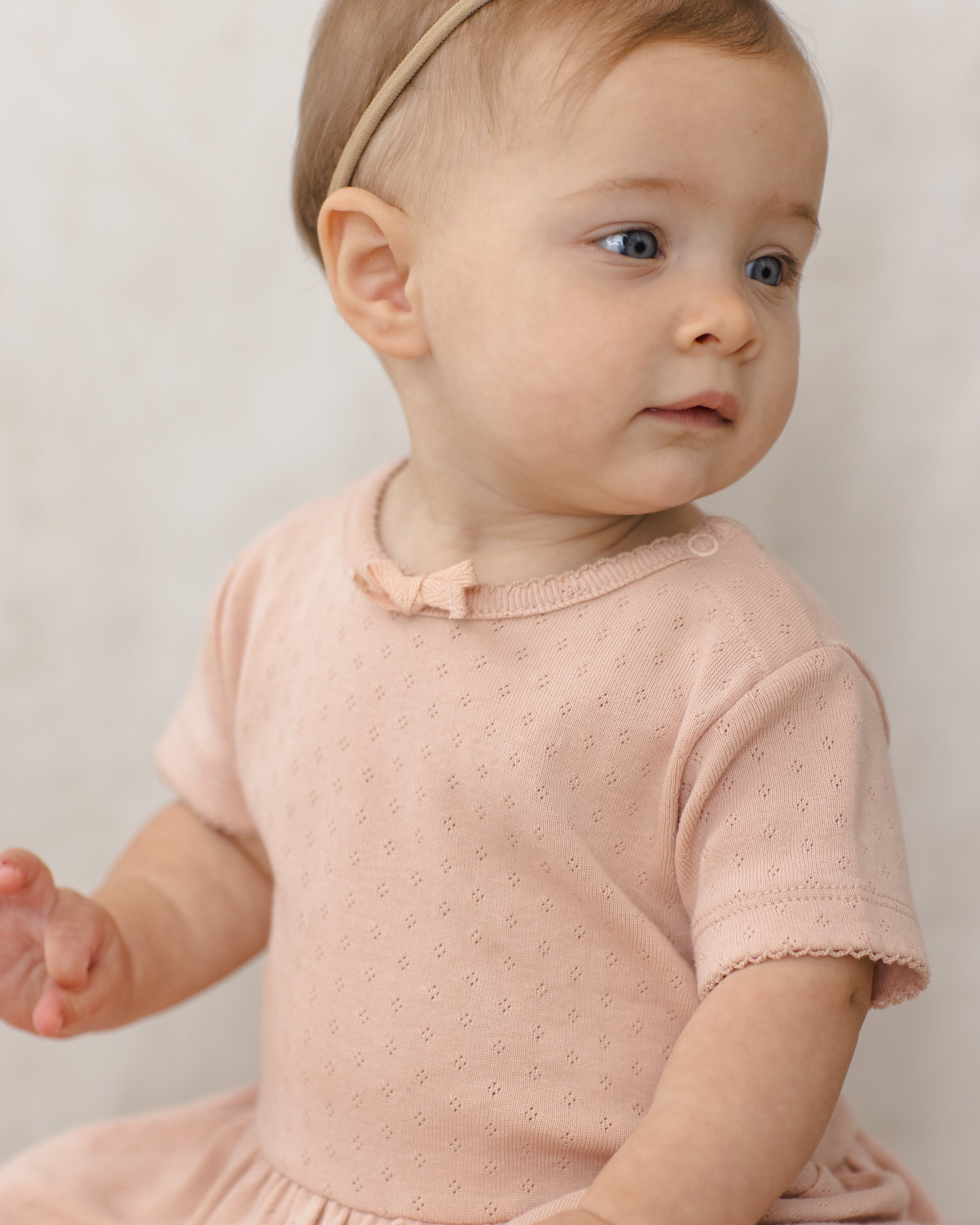 Pointelle Skirted Bodysuit Melon - Rylee + Cru | Kids Clothes | Trendy Baby Clothes | Modern Infant Outfits |