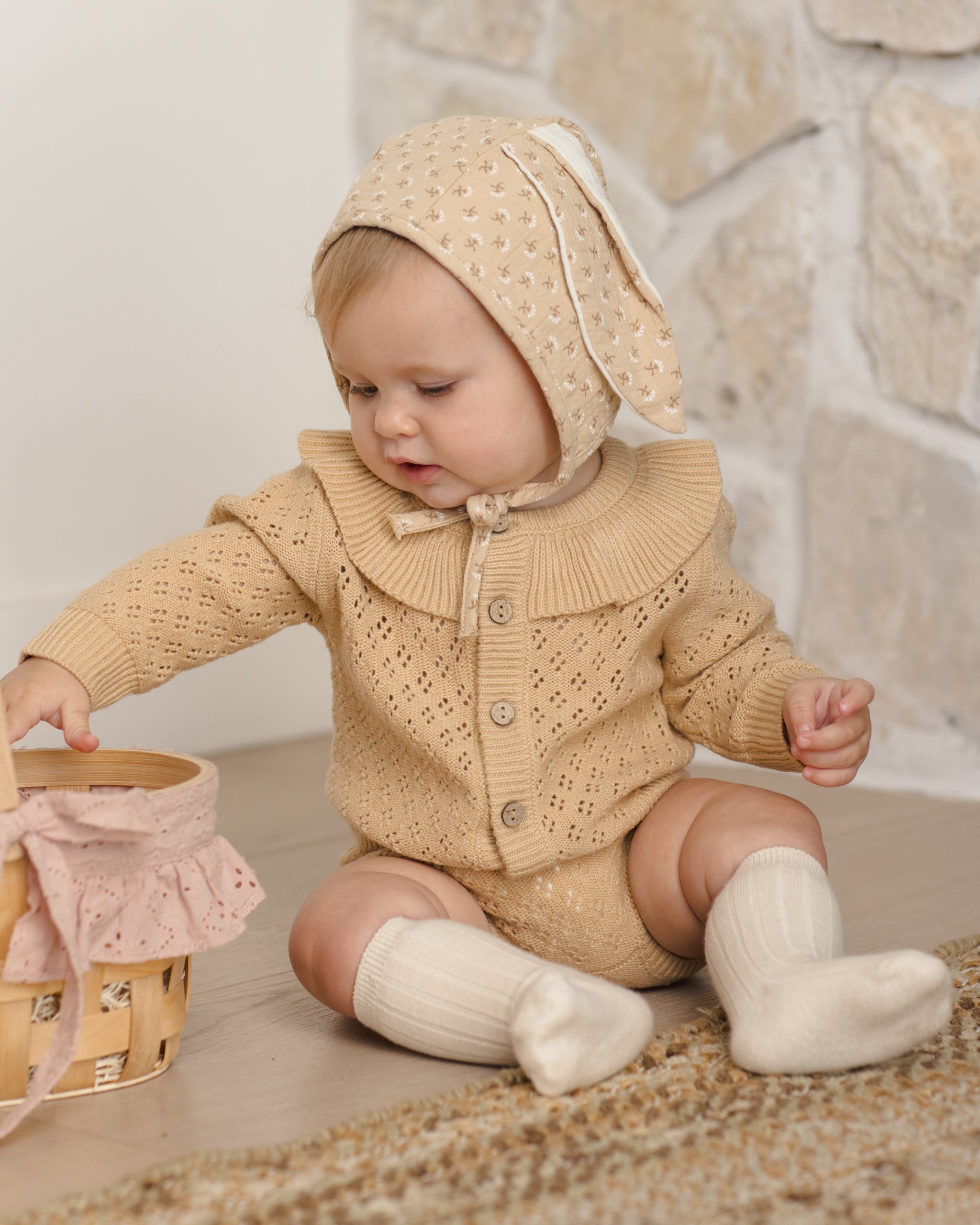 Knit Bloomer Butterscotch - Rylee + Cru | Kids Clothes | Trendy Baby Clothes | Modern Infant Outfits |