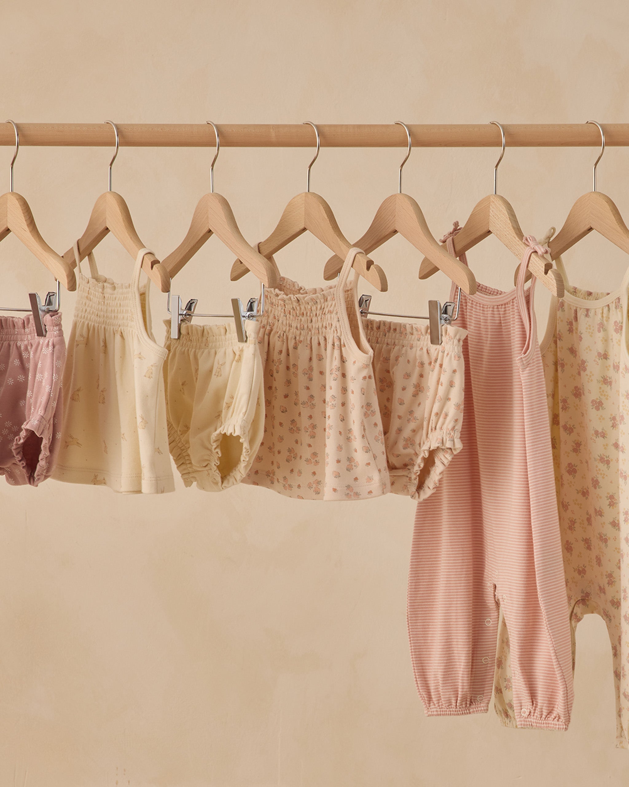 Smocked Tank + Bloomer Set Strawberries - Rylee + Cru | Kids Clothes | Trendy Baby Clothes | Modern Infant Outfits |