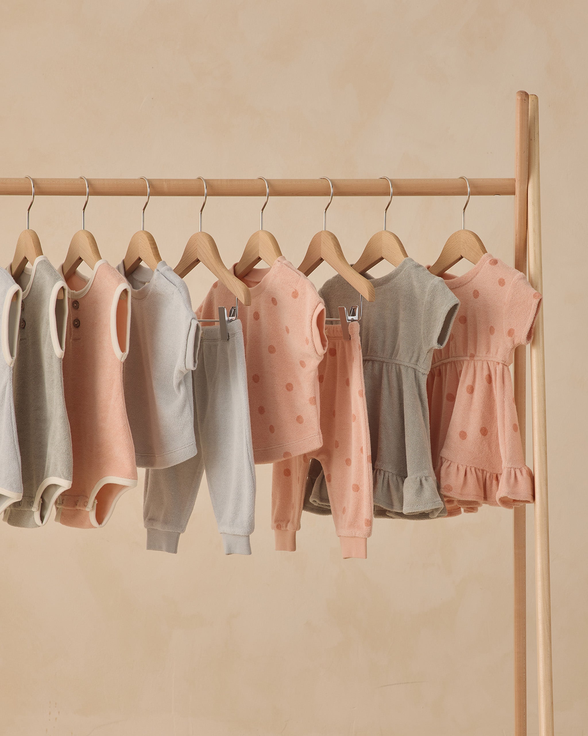 Terry Dress Sage - Rylee + Cru | Kids Clothes | Trendy Baby Clothes | Modern Infant Outfits |