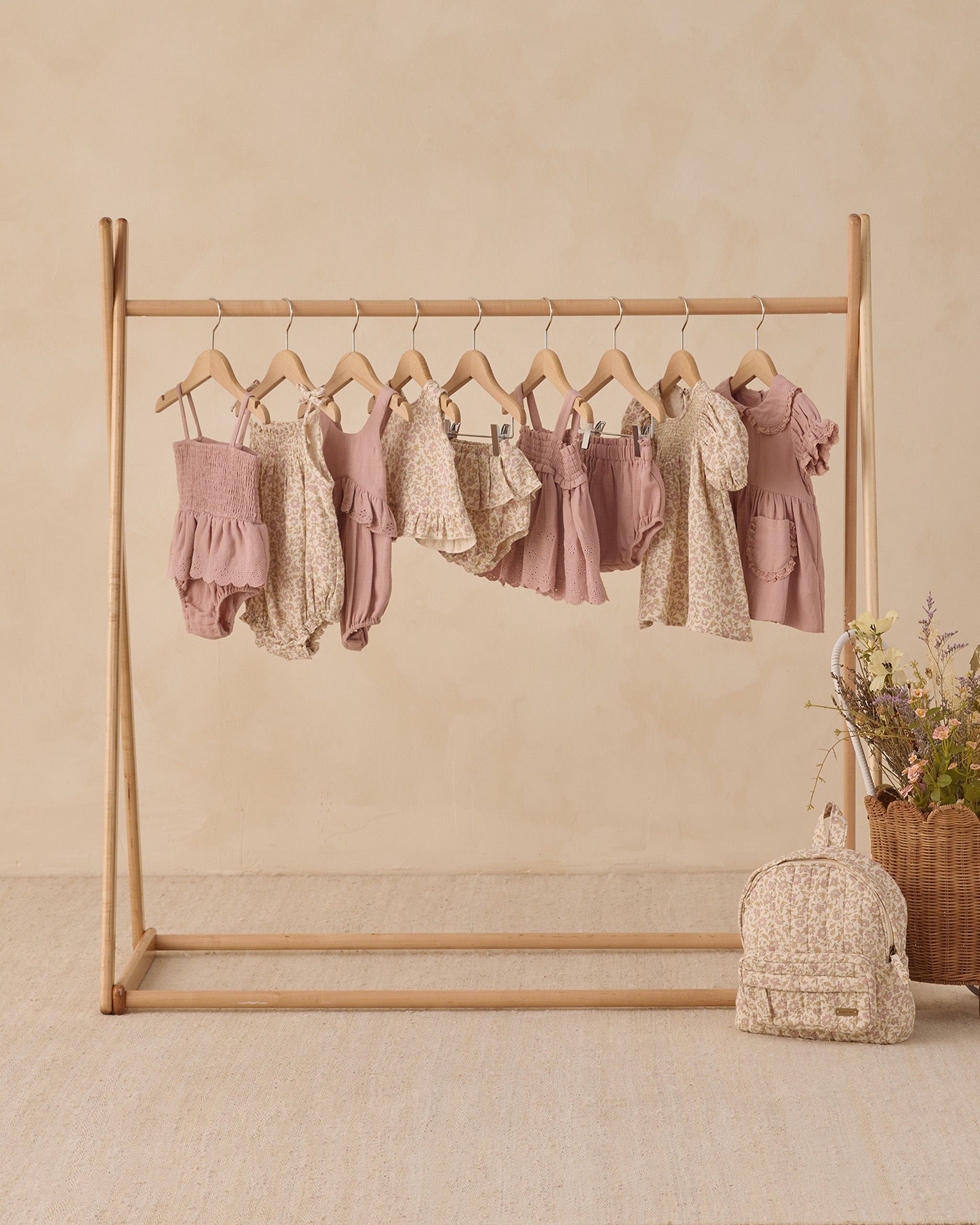 Carina Dress Dahlia - Rylee + Cru | Kids Clothes | Trendy Baby Clothes | Modern Infant Outfits |