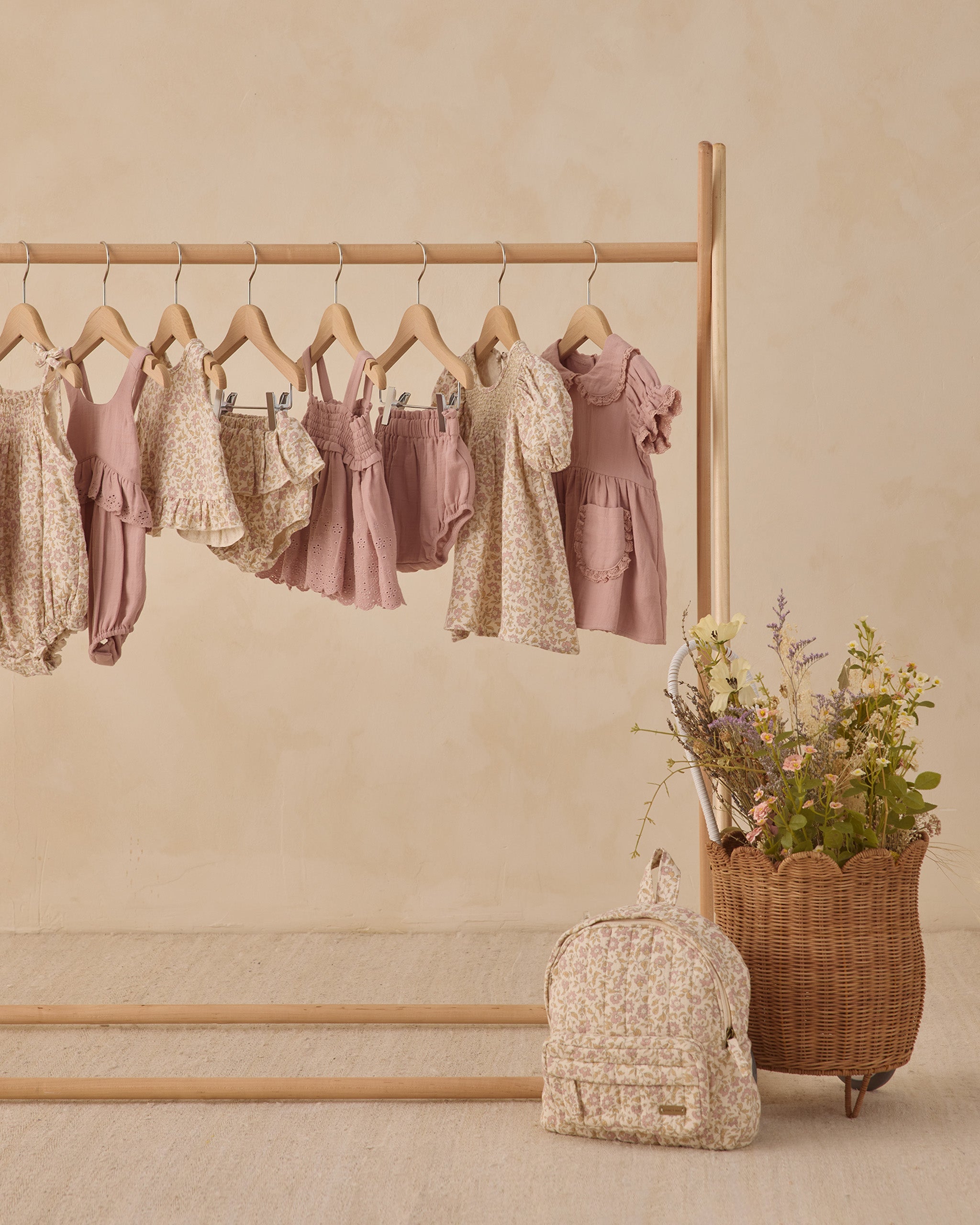 Penny Romper Mauve - Rylee + Cru | Kids Clothes | Trendy Baby Clothes | Modern Infant Outfits |