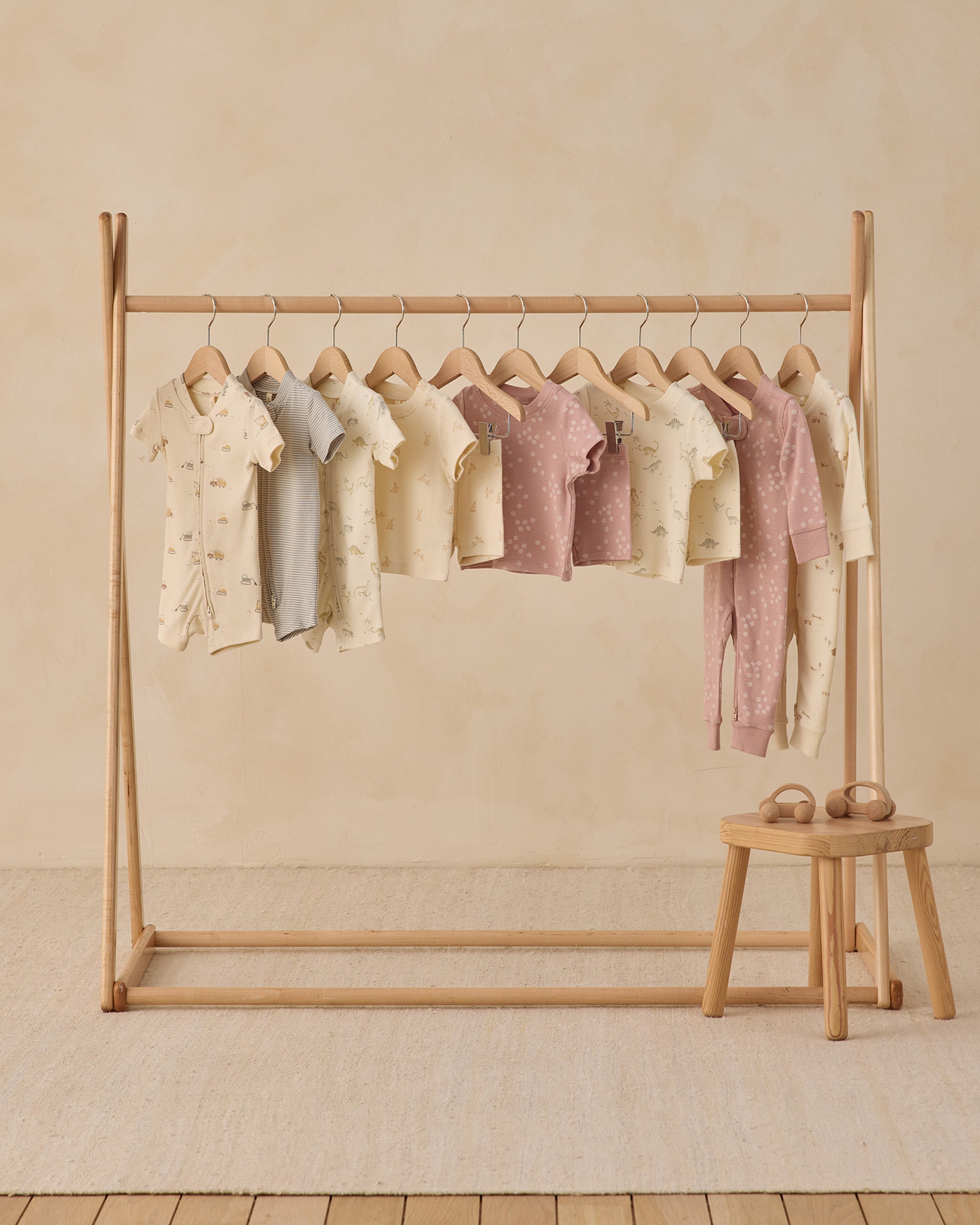 Zip Longsleeve Sleeper Farm - Rylee + Cru | Kids Clothes | Trendy Baby Clothes | Modern Infant Outfits |