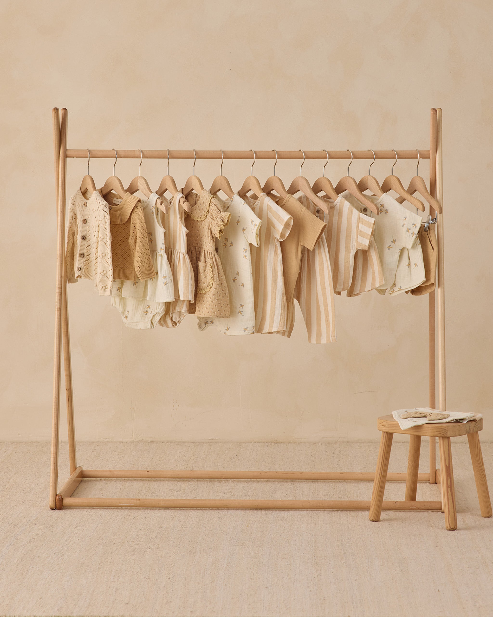 Ruffle Collar Cardigan Butterscotch - Rylee + Cru | Kids Clothes | Trendy Baby Clothes | Modern Infant Outfits |