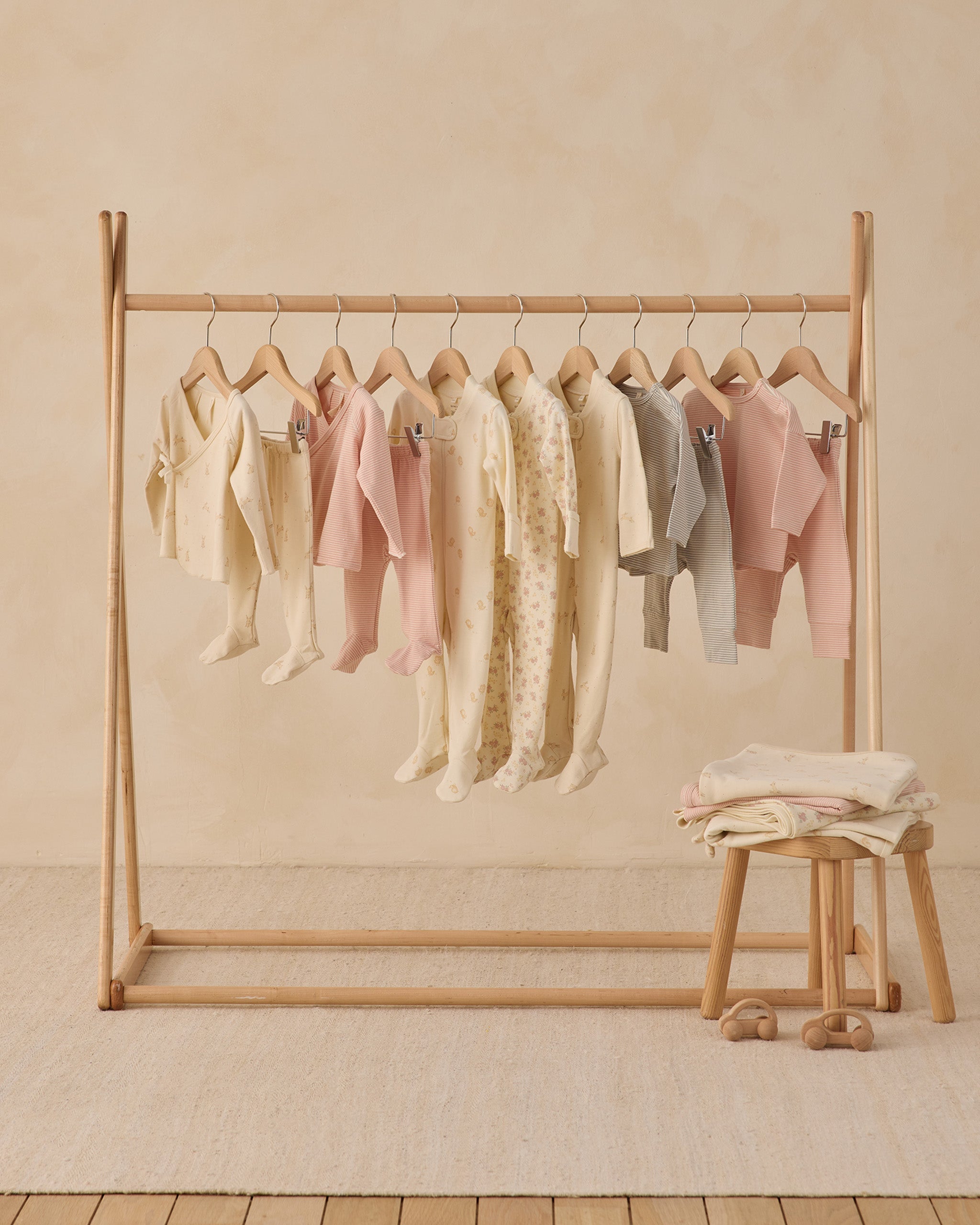 Zip Long Sleeve Sleeper Footie Flower Field - Rylee + Cru | Kids Clothes | Trendy Baby Clothes | Modern Infant Outfits |