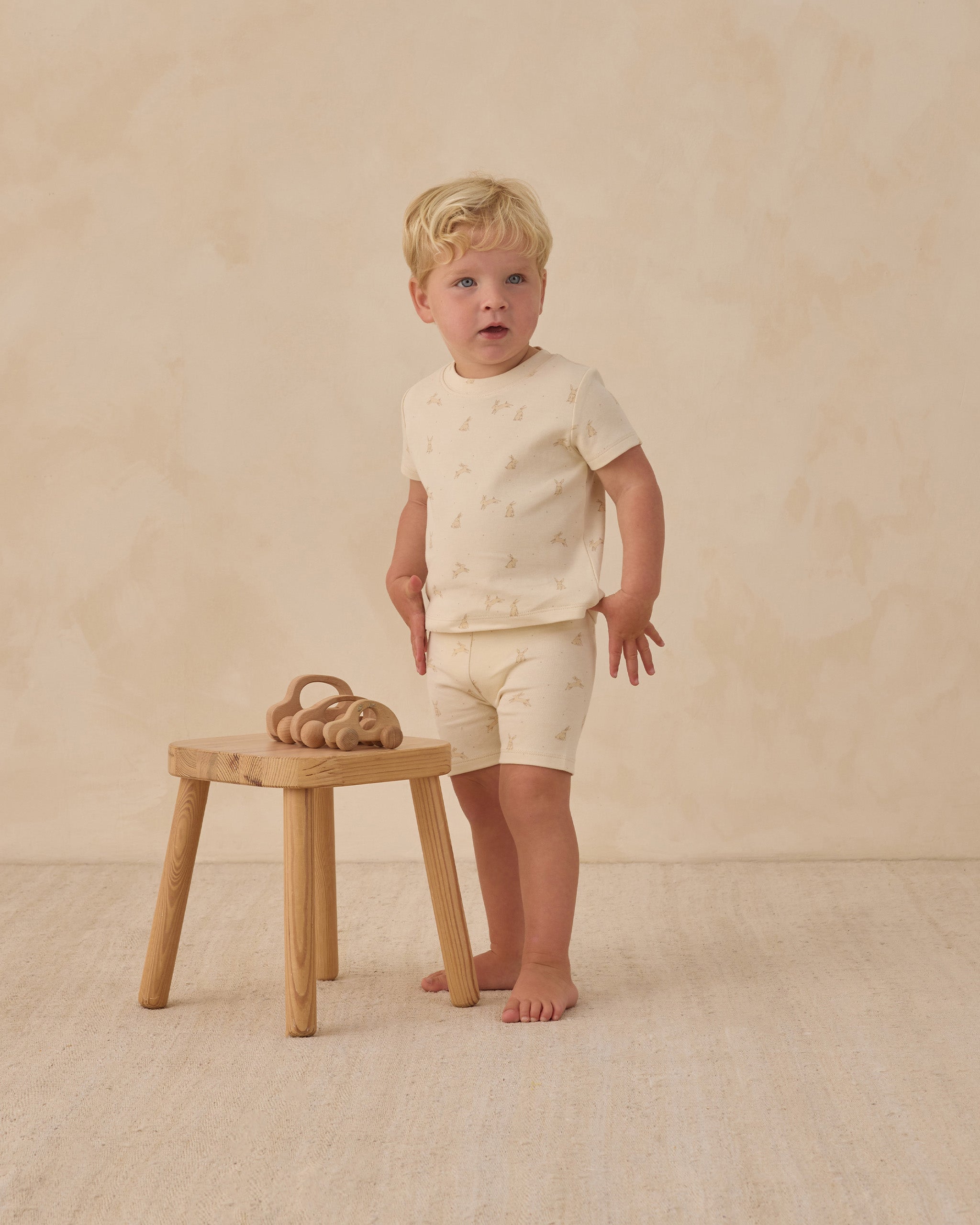 Summer Pajama Set Bunnies - Rylee + Cru | Kids Clothes | Trendy Baby Clothes | Modern Infant Outfits |