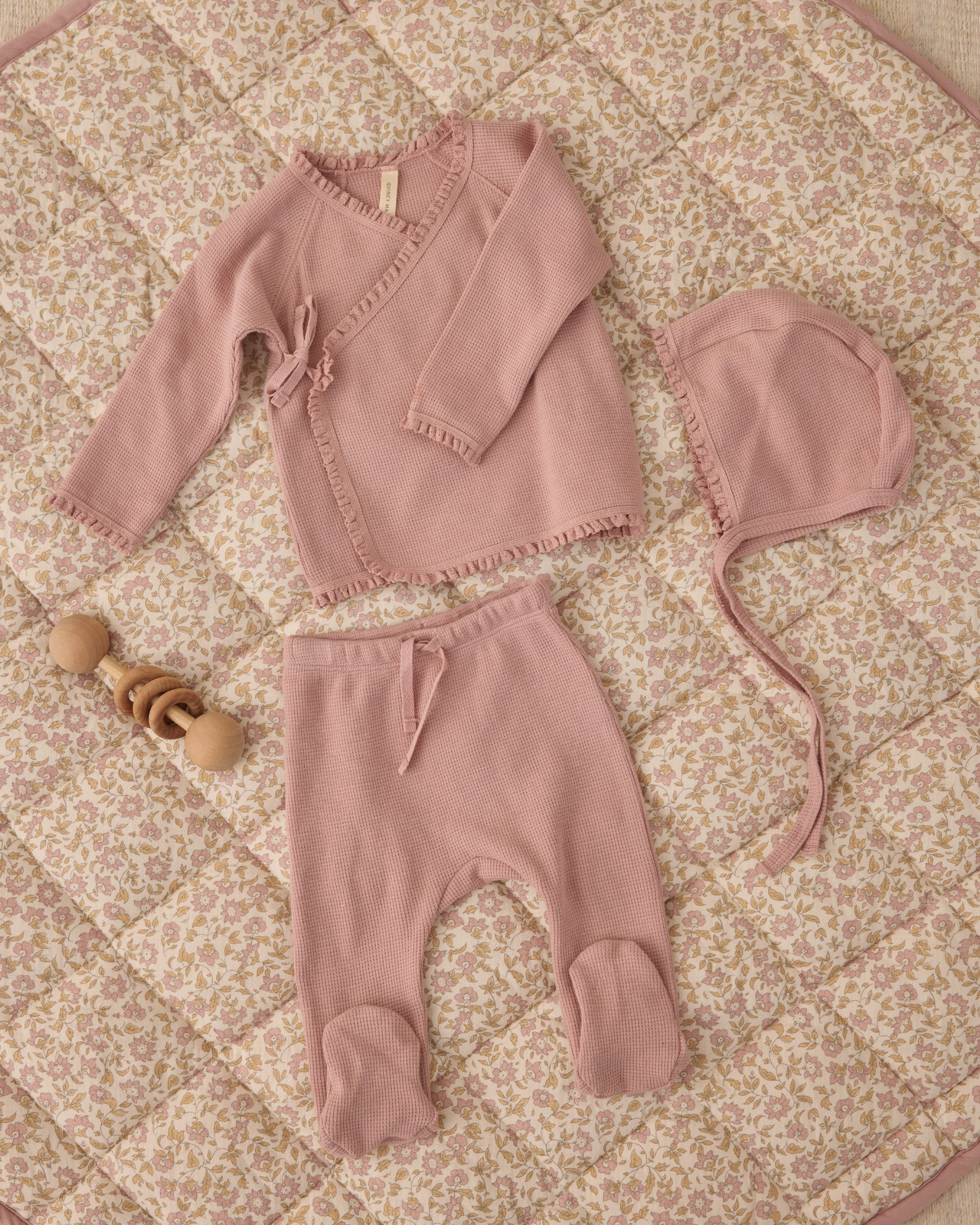 Take Home Set Mauve - Rylee + Cru | Kids Clothes | Trendy Baby Clothes | Modern Infant Outfits |