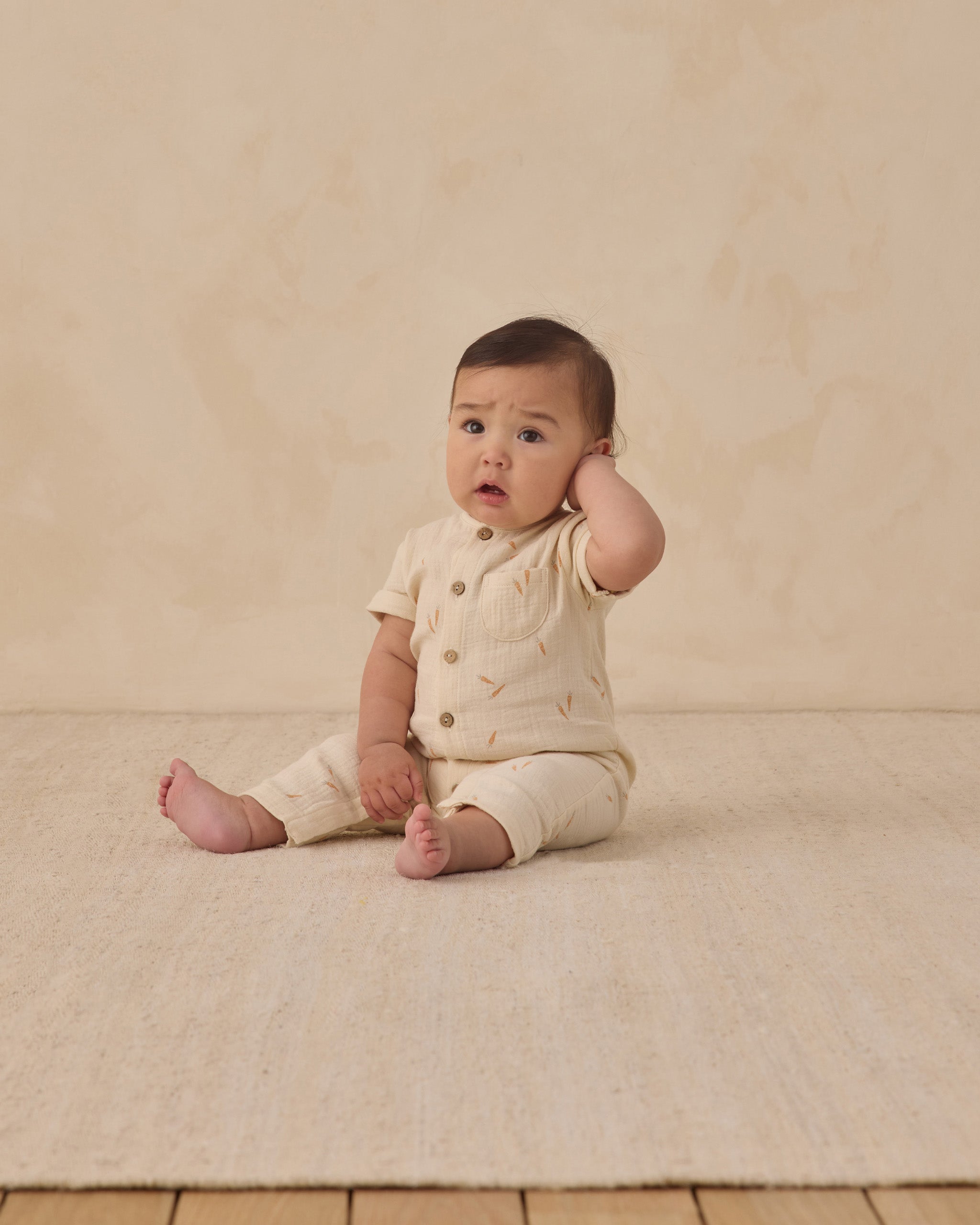 Charlie Jumpsuit Carrots - Rylee + Cru | Kids Clothes | Trendy Baby Clothes | Modern Infant Outfits |