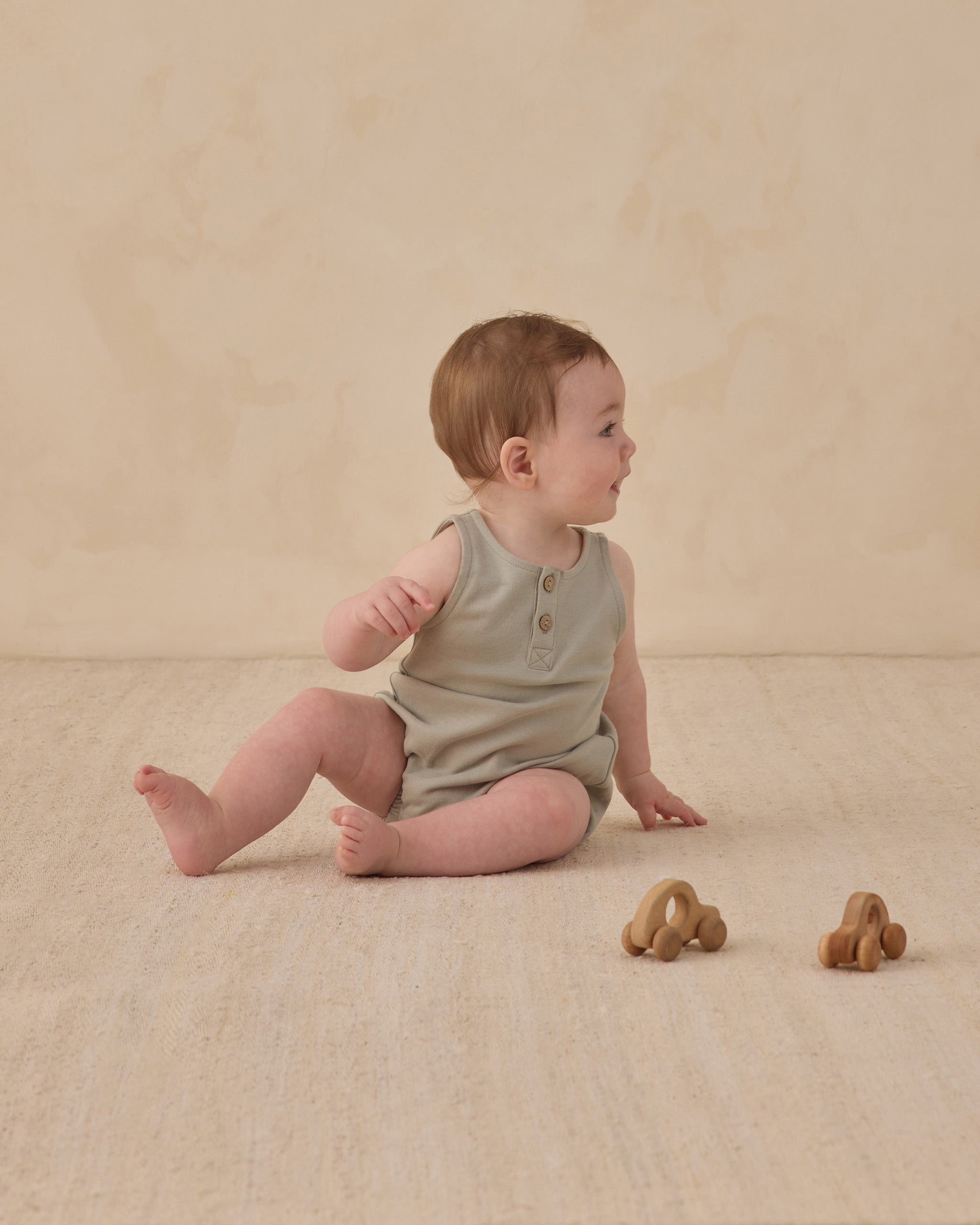 Sleeveless Bubble Sage - Rylee + Cru | Kids Clothes | Trendy Baby Clothes | Modern Infant Outfits |