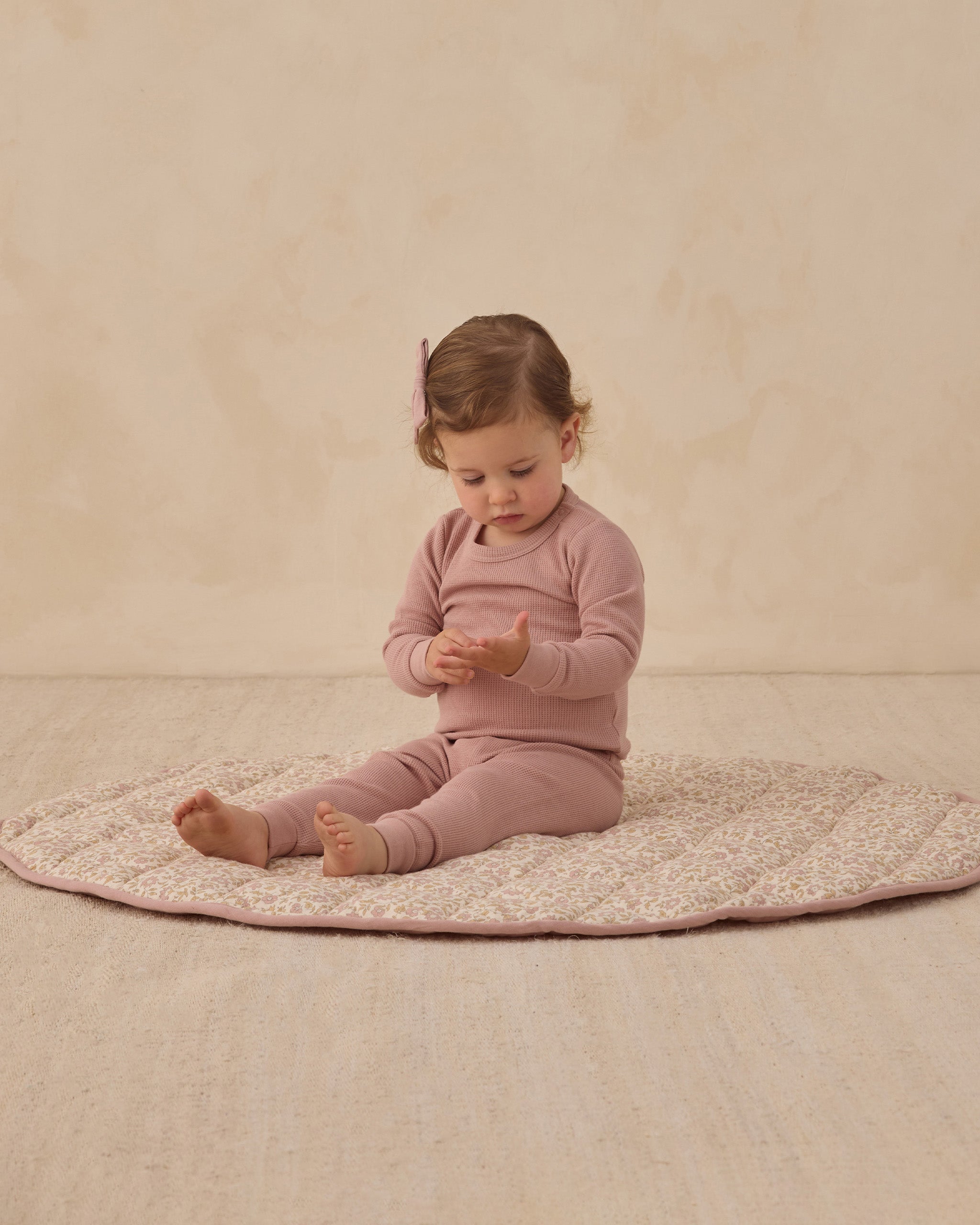 Waffle Top Pant Set Mauve - Rylee + Cru | Kids Clothes | Trendy Baby Clothes | Modern Infant Outfits |