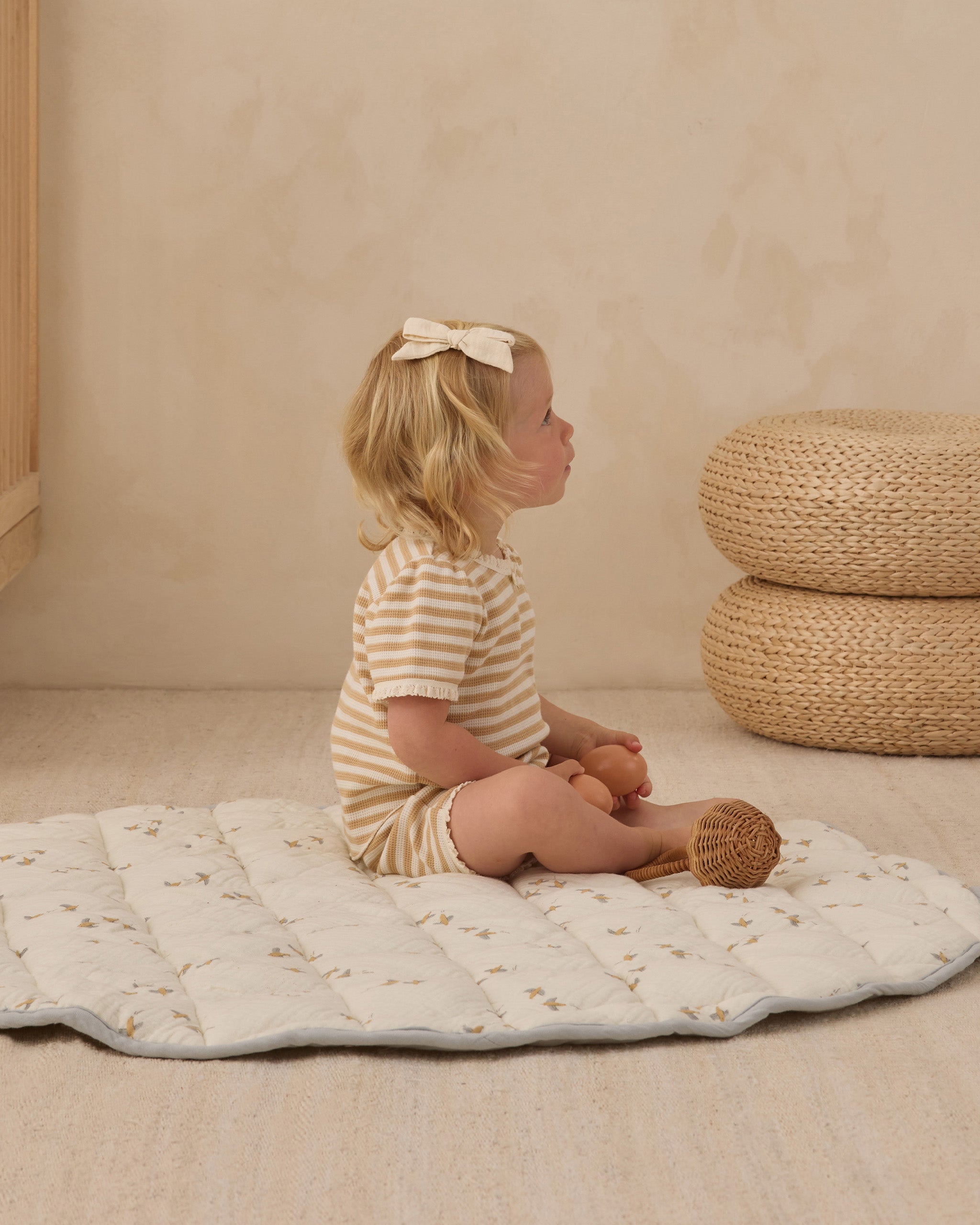 Ruby Set Butterscotch Stripe - Rylee + Cru | Kids Clothes | Trendy Baby Clothes | Modern Infant Outfits |