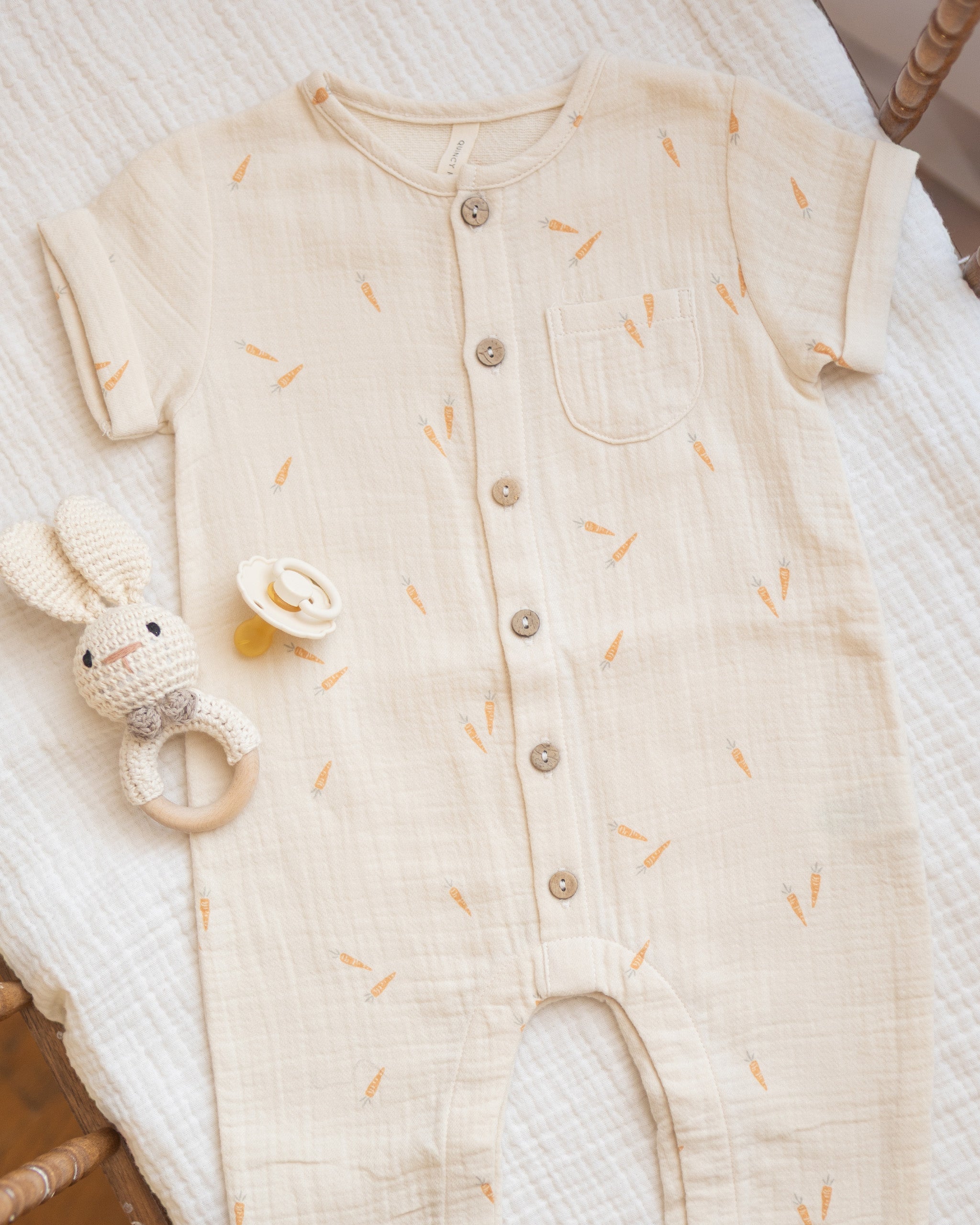 Charlie Jumpsuit Carrots - Rylee + Cru | Kids Clothes | Trendy Baby Clothes | Modern Infant Outfits |