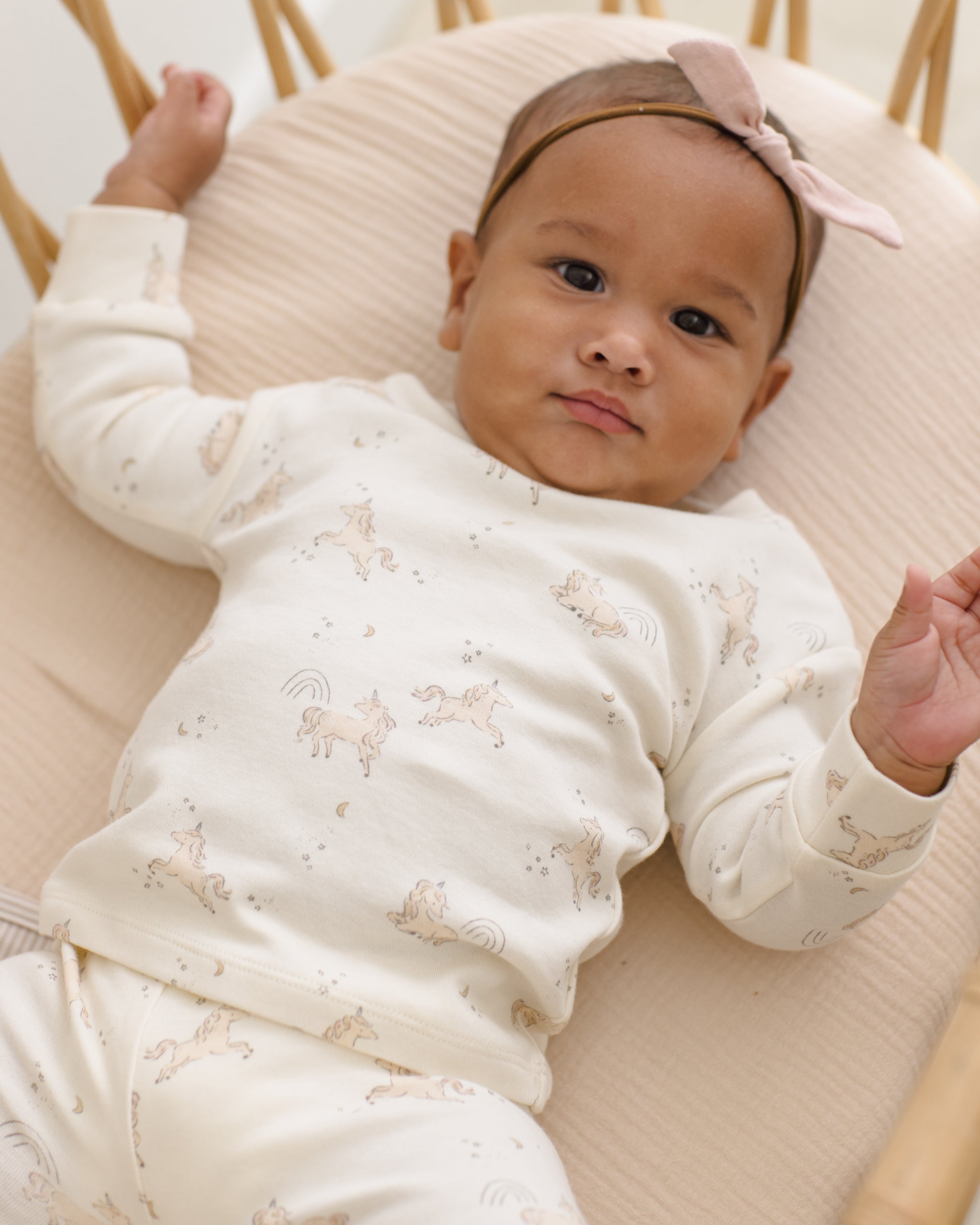 Jersey Pajama Set Unicorns - Rylee + Cru | Kids Clothes | Trendy Baby Clothes | Modern Infant Outfits |