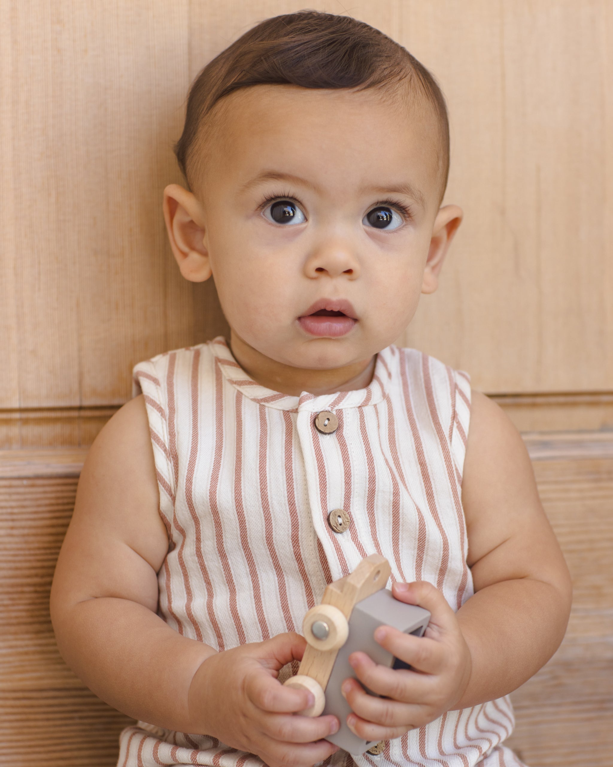 Woven Jumpsuit Vintage Stripe - Rylee + Cru | Kids Clothes | Trendy Baby Clothes | Modern Infant Outfits |