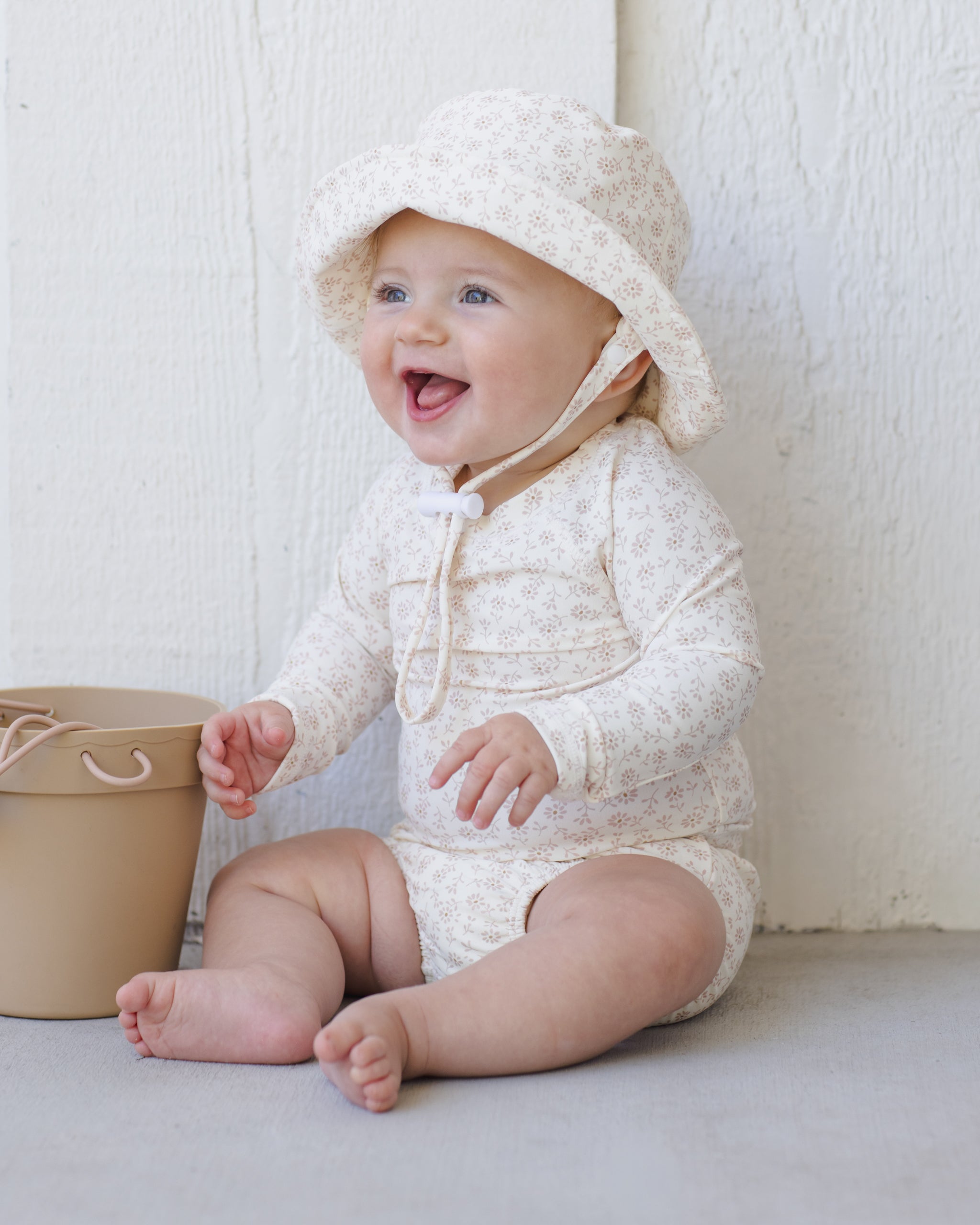 Girls Rashguard Ditsy - Rylee + Cru | Kids Clothes | Trendy Baby Clothes | Modern Infant Outfits |