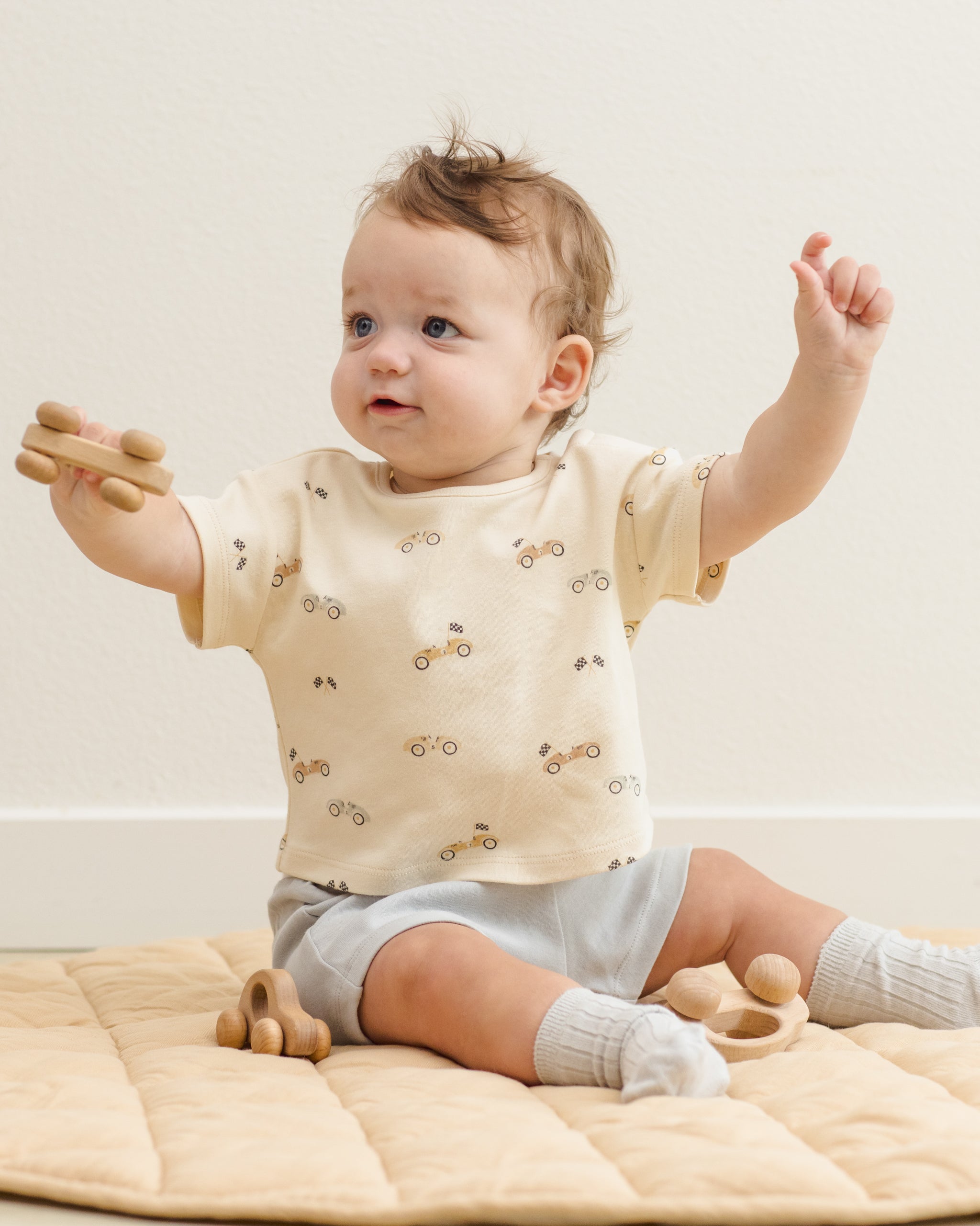 Jersey Tee + Pant Set Race Car - Rylee + Cru | Kids Clothes | Trendy Baby Clothes | Modern Infant Outfits |