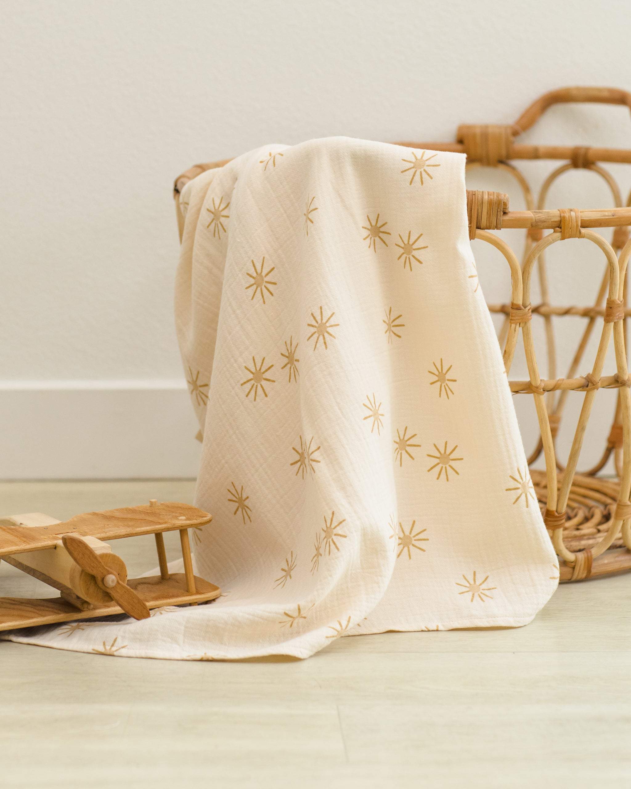 Woven Swaddle Sunburst - Rylee + Cru | Kids Clothes | Trendy Baby Clothes | Modern Infant Outfits |
