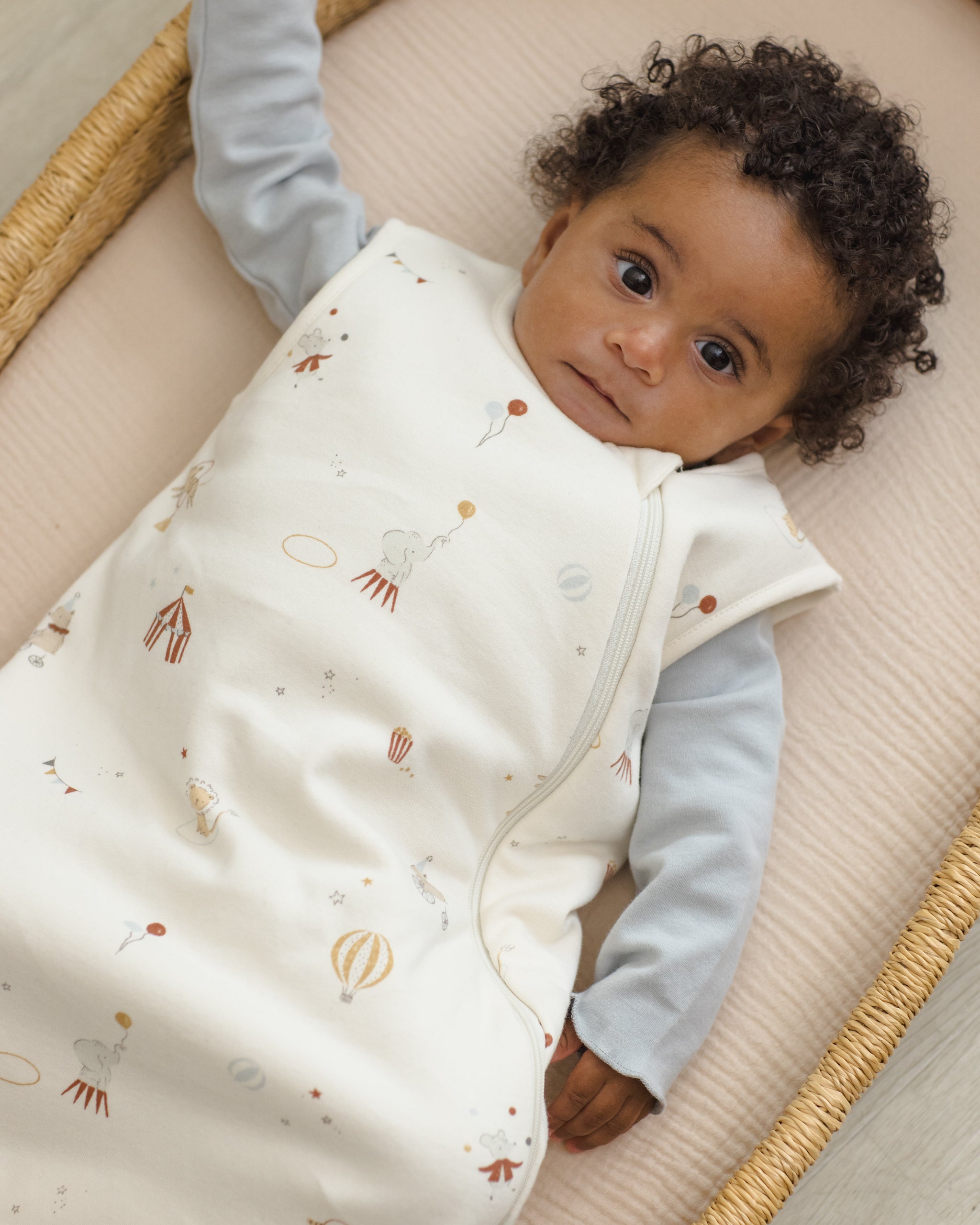 Wrap Top + Footed Pant Set Sky - Rylee + Cru | Kids Clothes | Trendy Baby Clothes | Modern Infant Outfits |
