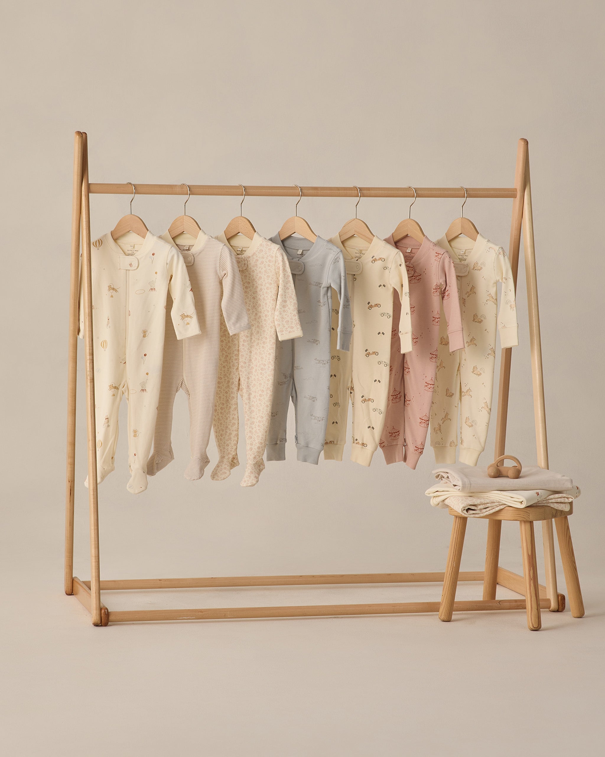 Zip Longsleeve Sleeper Footie Carnival - Rylee + Cru | Kids Clothes | Trendy Baby Clothes | Modern Infant Outfits |