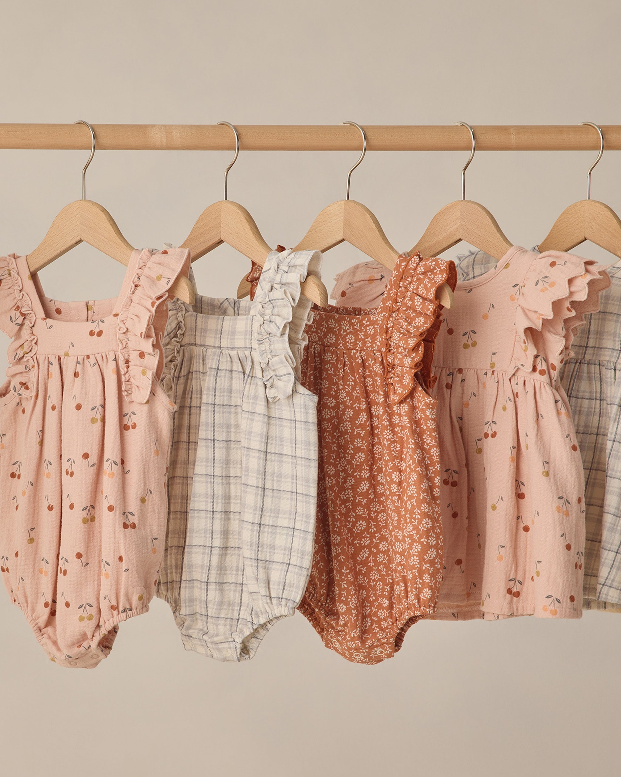 Maya Romper Poppy Floral - Rylee + Cru | Kids Clothes | Trendy Baby Clothes | Modern Infant Outfits |