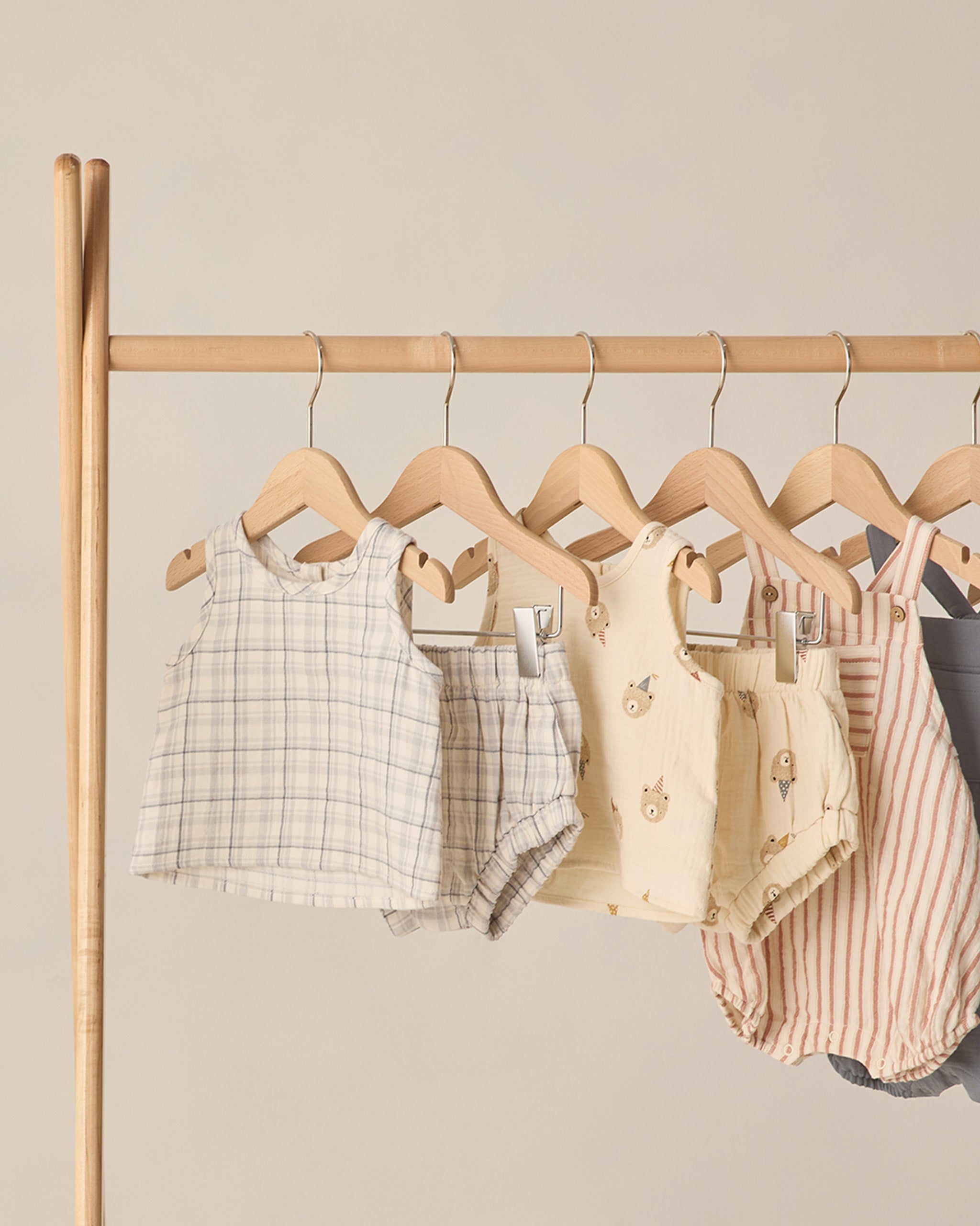 Woven Tank Set Blue Plaid - Rylee + Cru | Kids Clothes | Trendy Baby Clothes | Modern Infant Outfits |