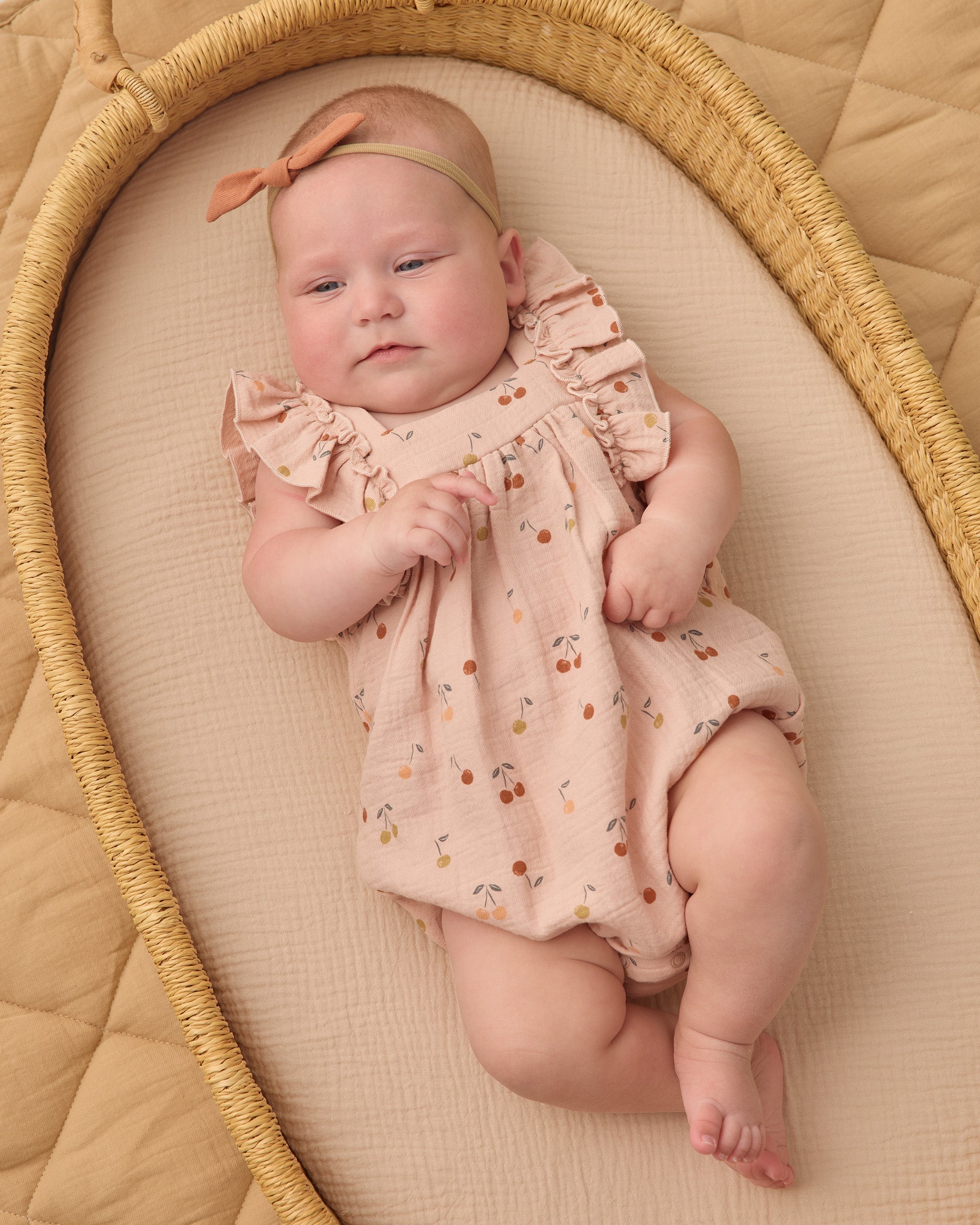 Maya Romper Cherries - Rylee + Cru | Kids Clothes | Trendy Baby Clothes | Modern Infant Outfits |