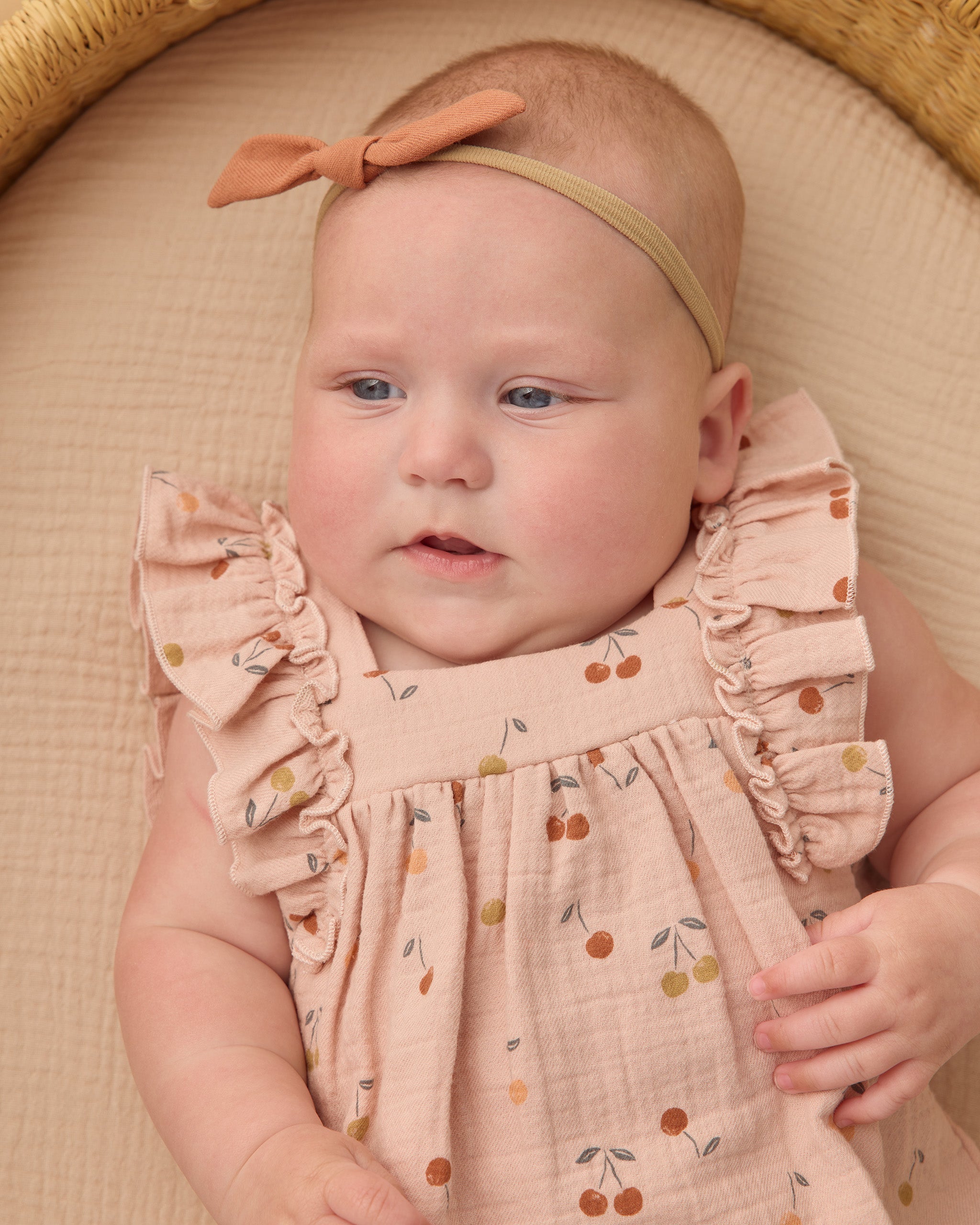 Maya Romper Cherries - Rylee + Cru | Kids Clothes | Trendy Baby Clothes | Modern Infant Outfits |