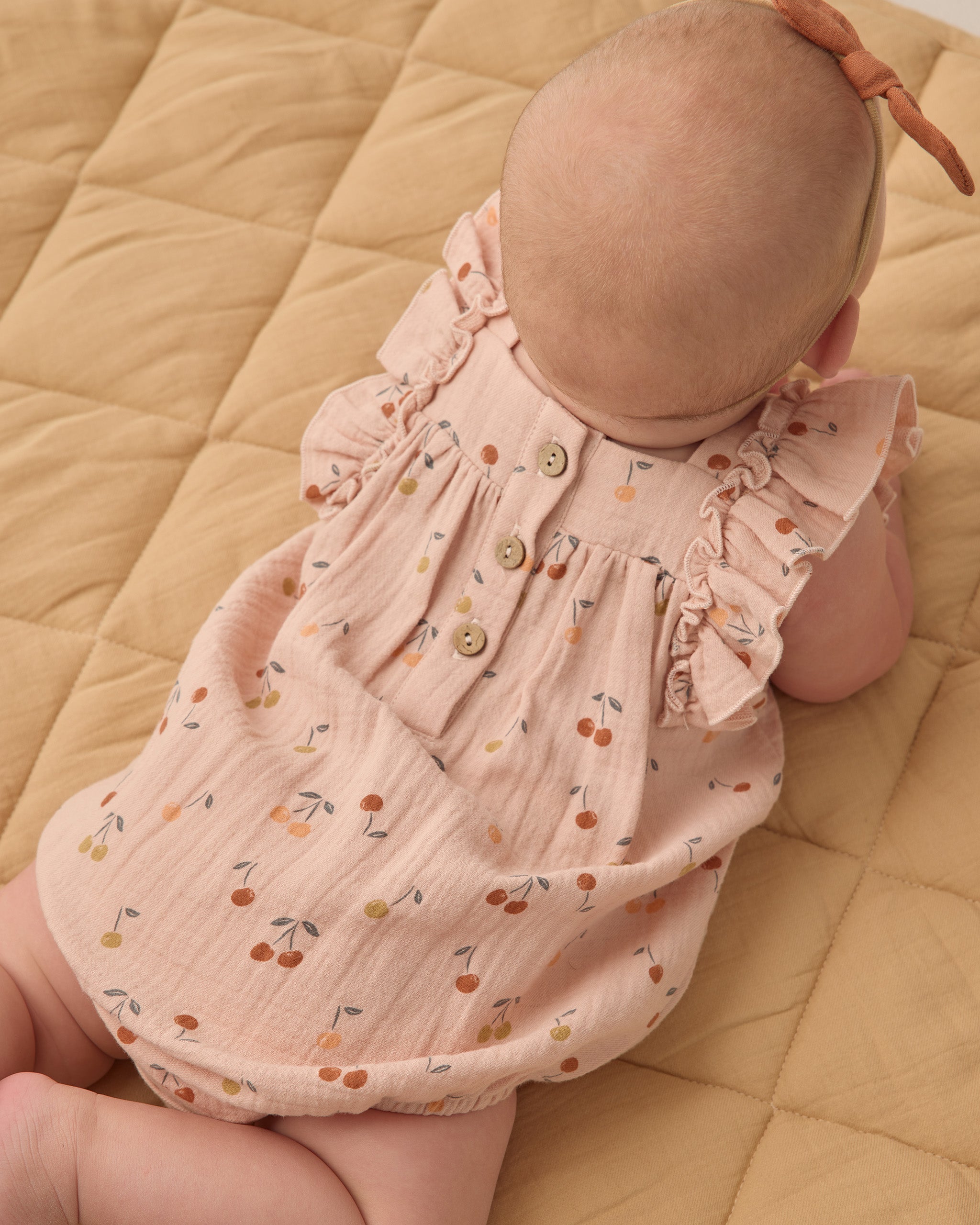 Maya Romper Cherries - Rylee + Cru | Kids Clothes | Trendy Baby Clothes | Modern Infant Outfits |