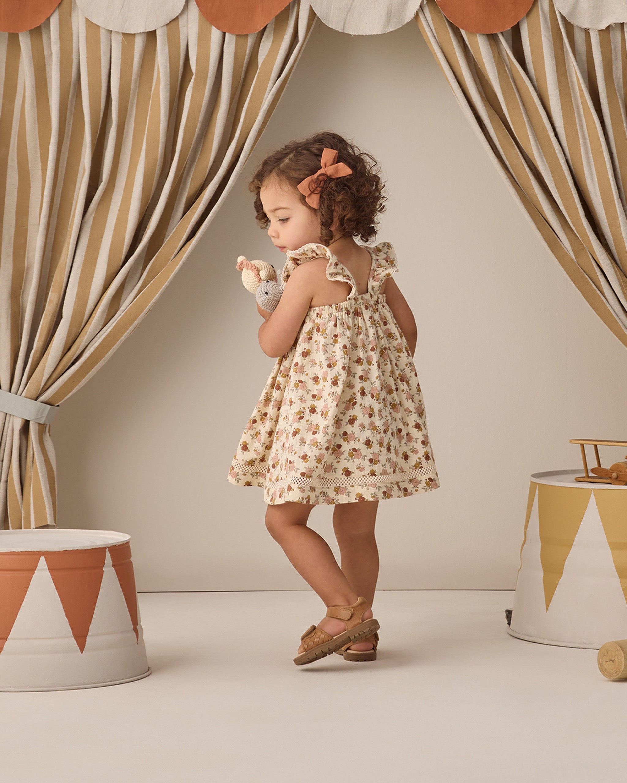 Ruffle Tank Dress Bloom - Rylee + Cru | Kids Clothes | Trendy Baby Clothes | Modern Infant Outfits |