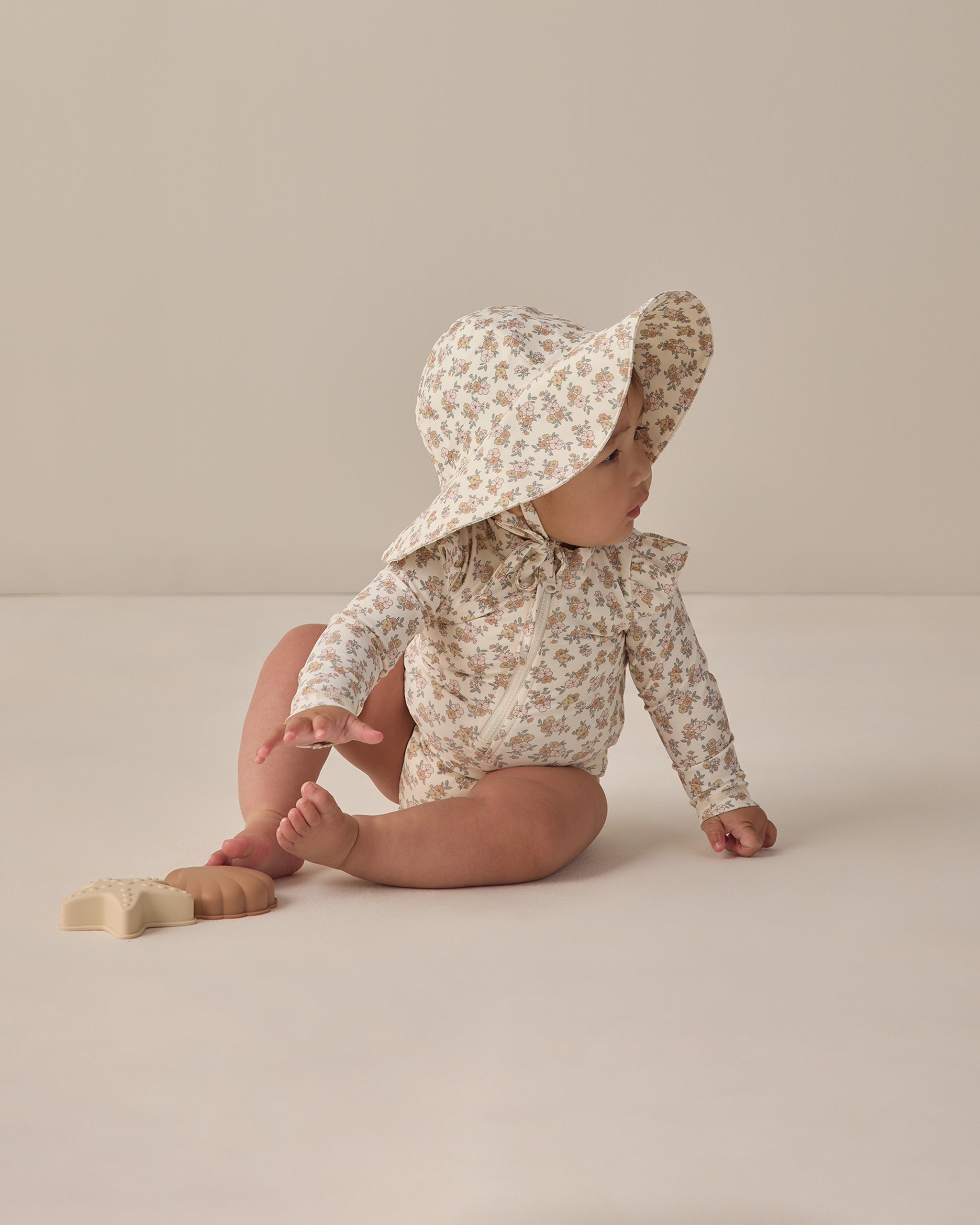 Sun Hat Wildflower - Rylee + Cru | Kids Clothes | Trendy Baby Clothes | Modern Infant Outfits |