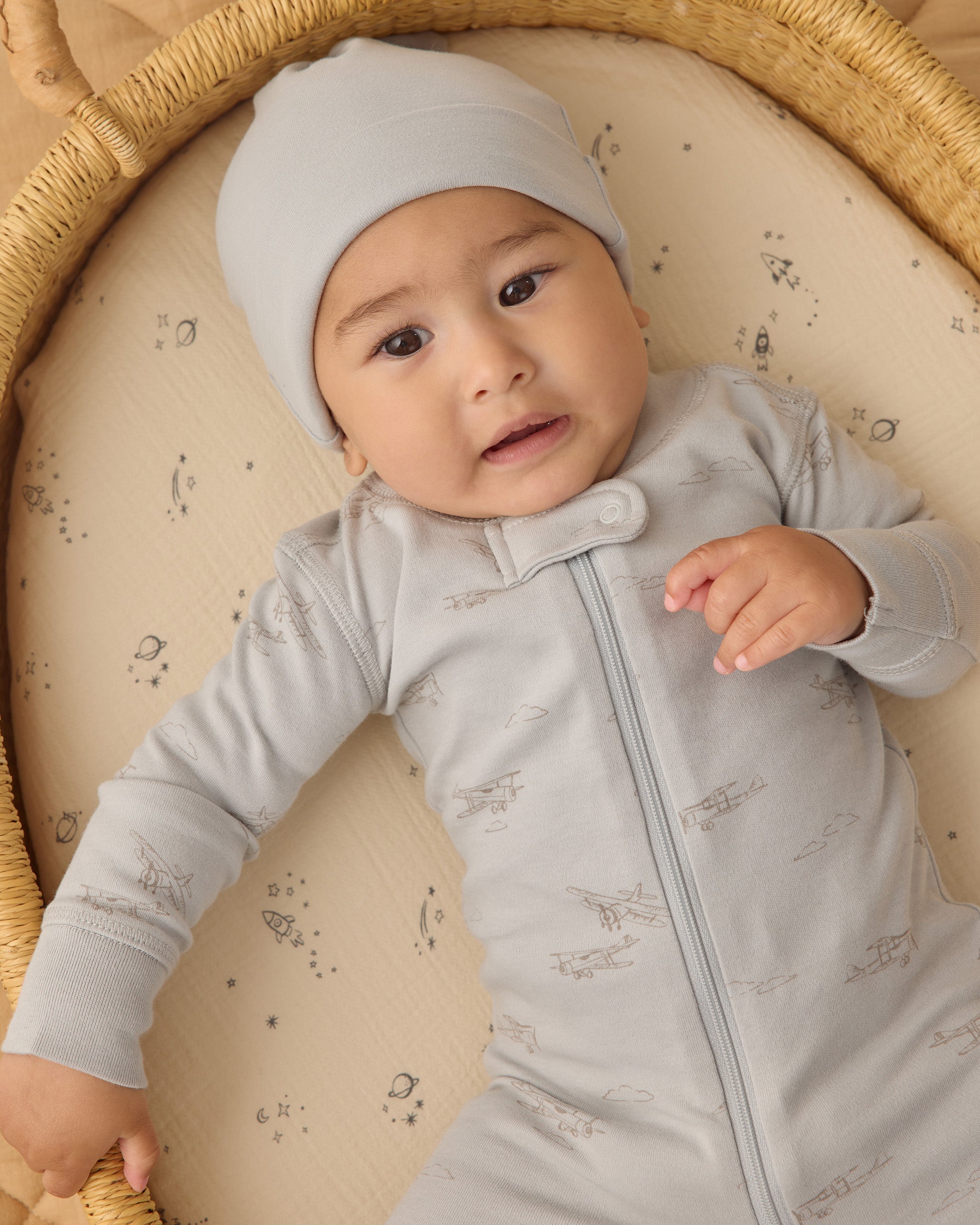 Bassinet Crib Sheet Space - Rylee + Cru | Kids Clothes | Trendy Baby Clothes | Modern Infant Outfits |